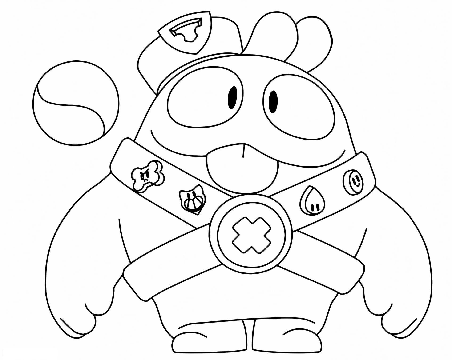 Распечатать Сквик Бравл Старс