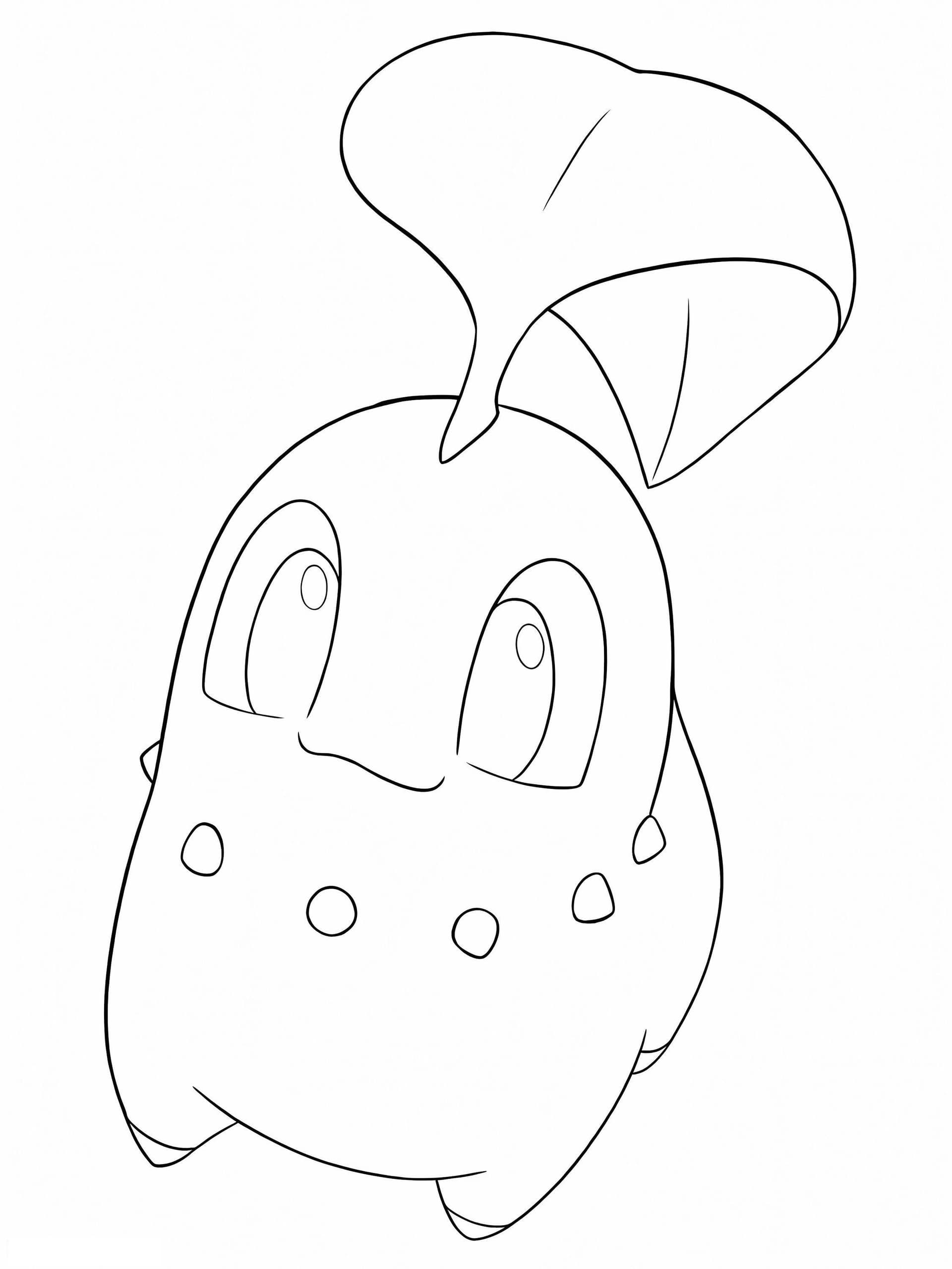 Printable Chikorita Pokemon