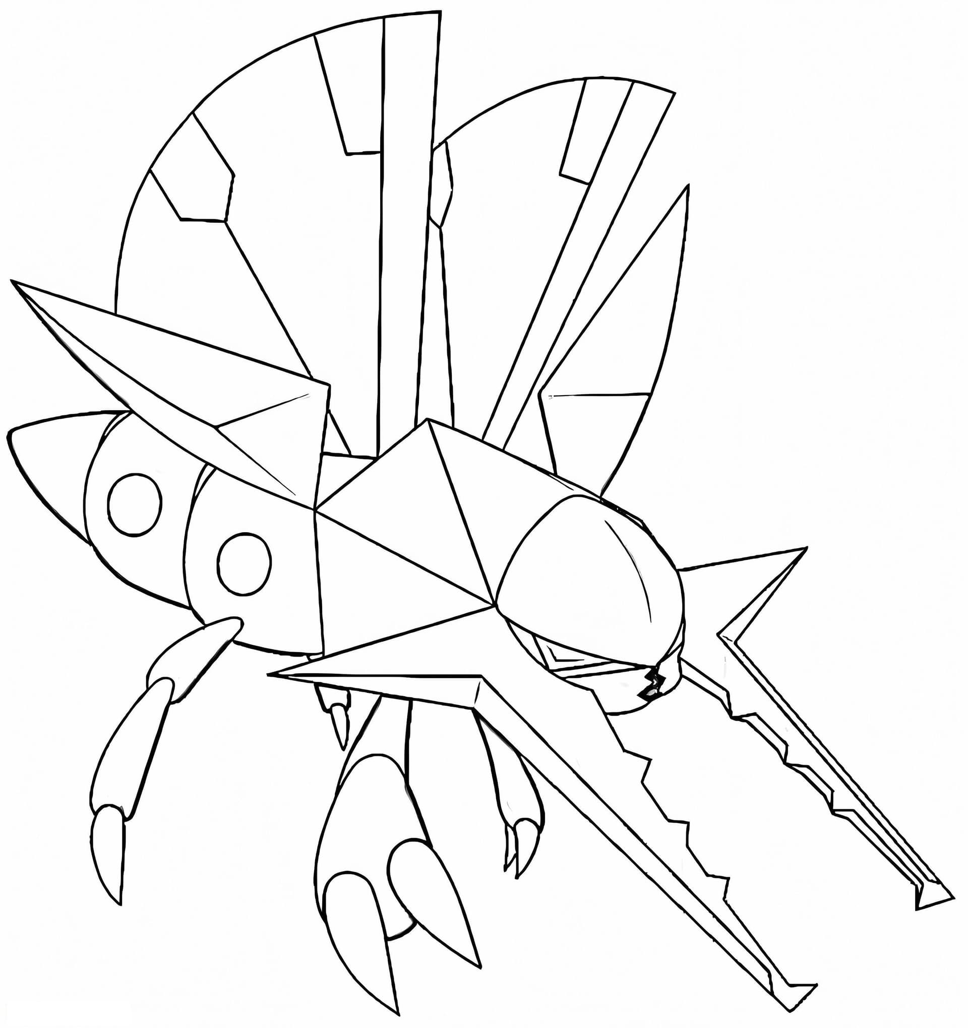 Printable Vikavolt Pokemon