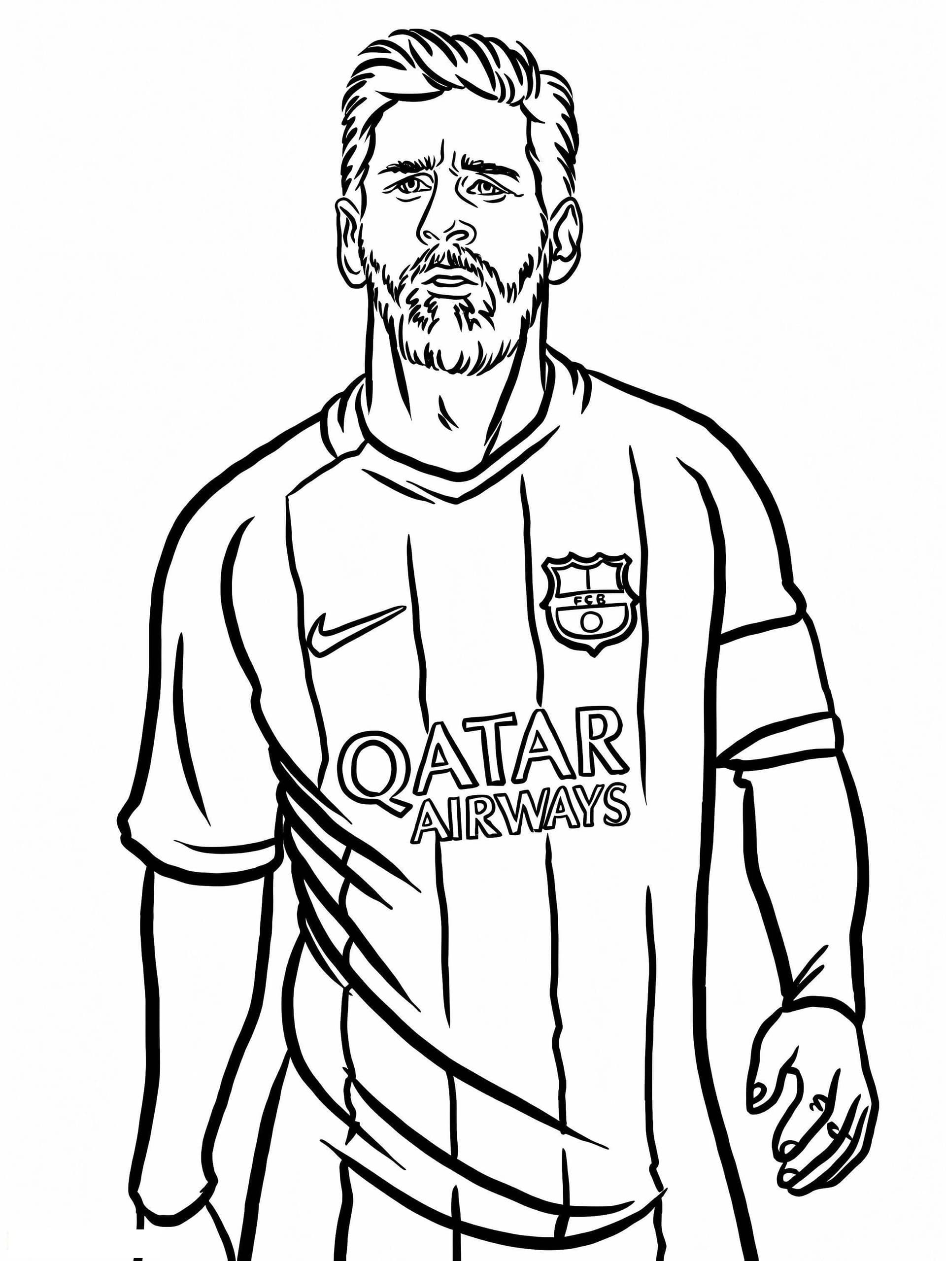 Portrait Of Lionel Messi