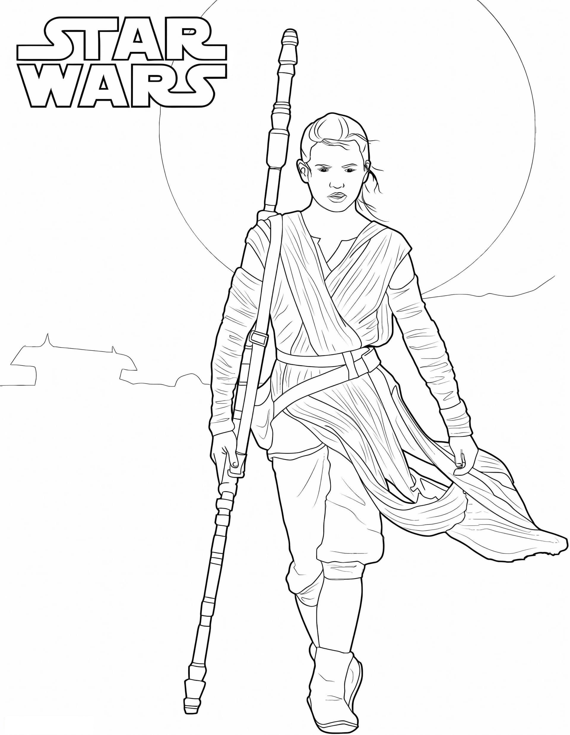 Rey And Star Wars