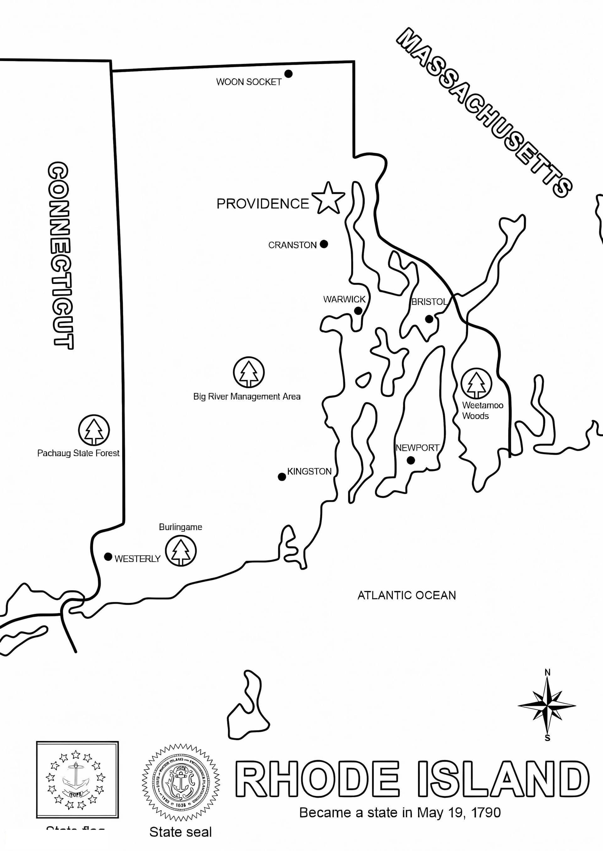 Rhode Island Map