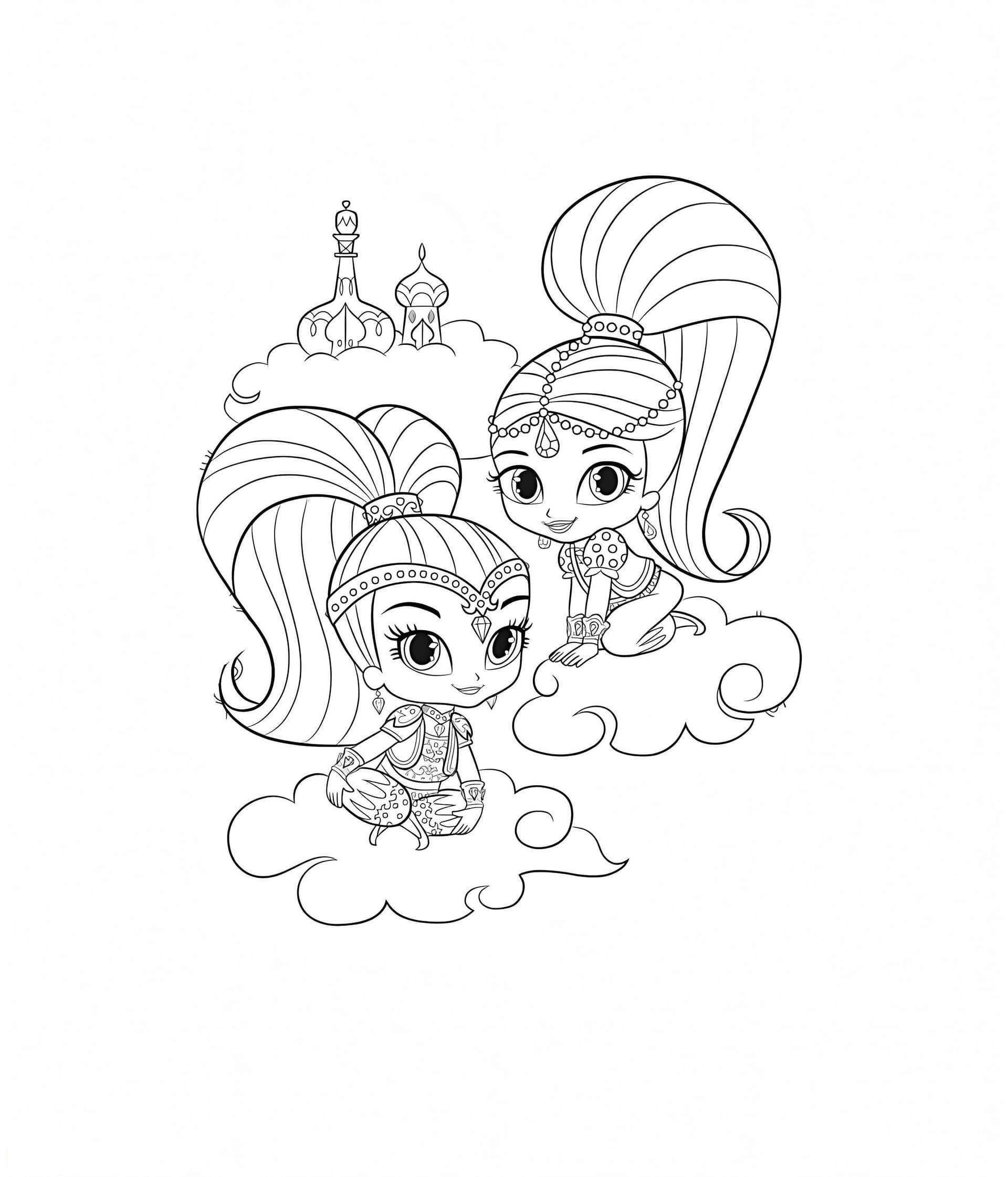 Shimmer And Shine In The Cloud