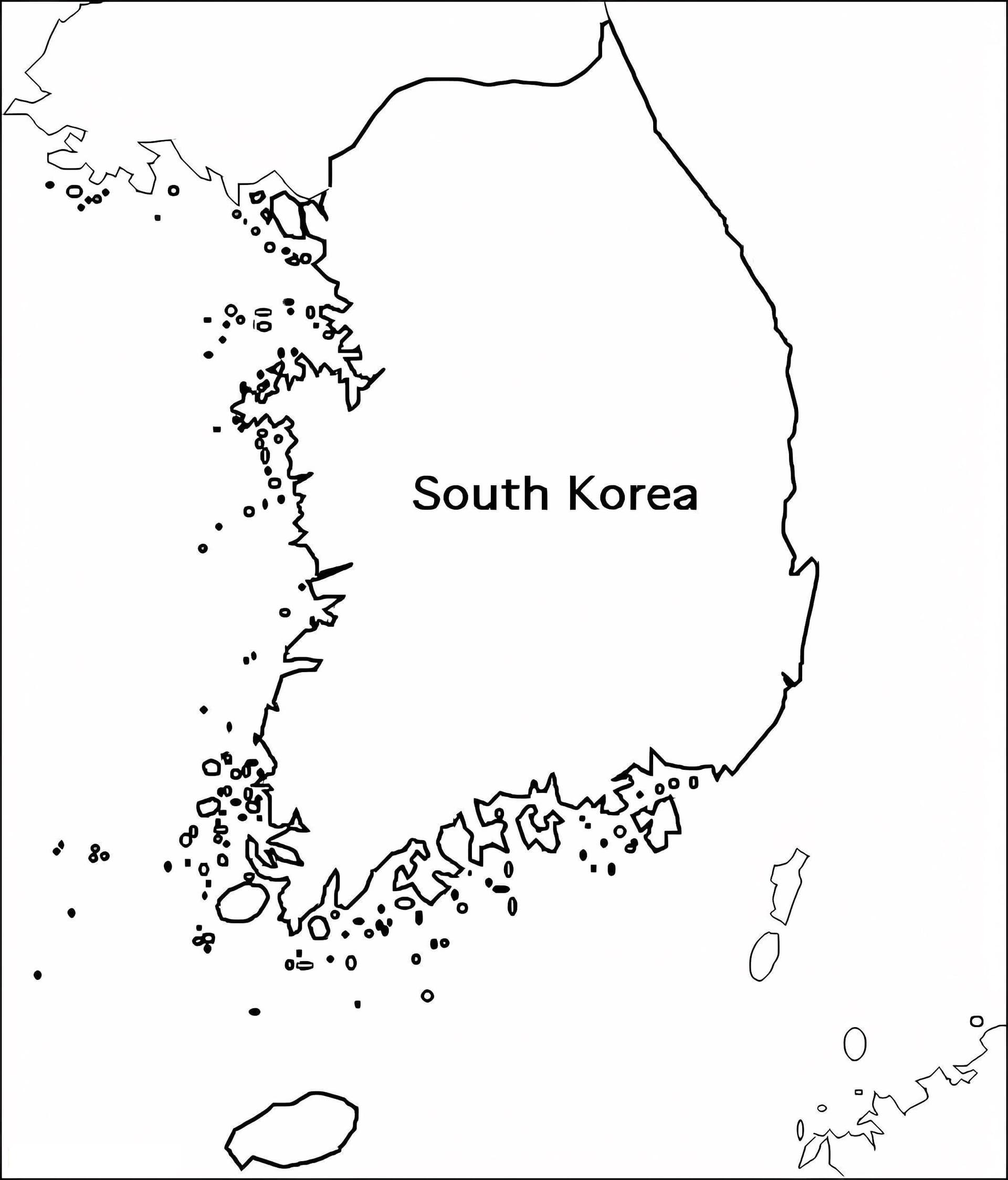South Korea Map
