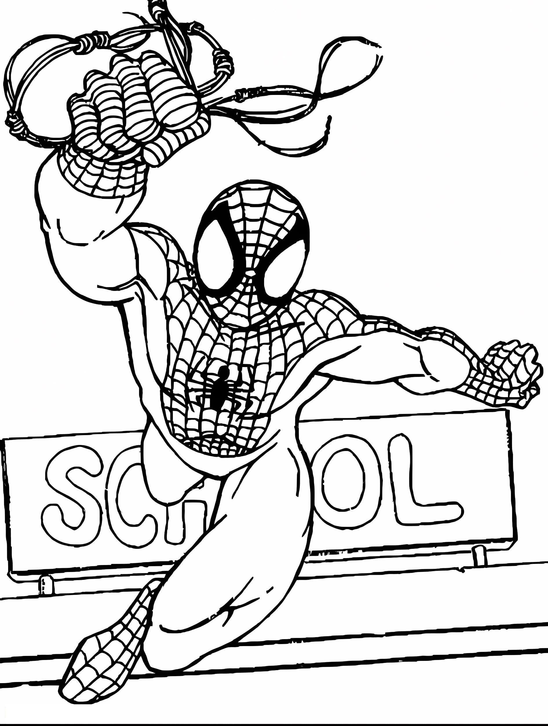 Spiderman At School