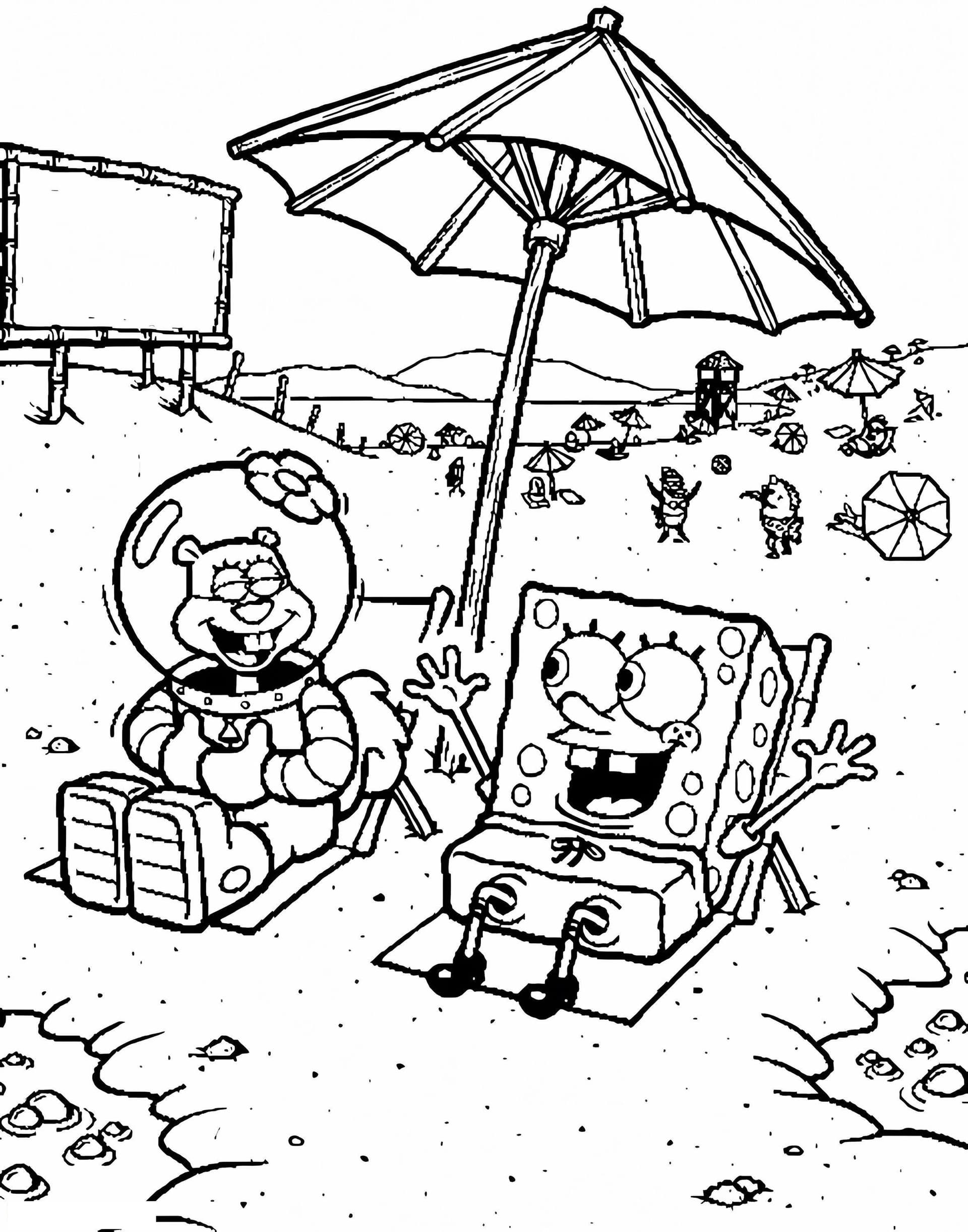 Spongebob With Sandy Cheeks