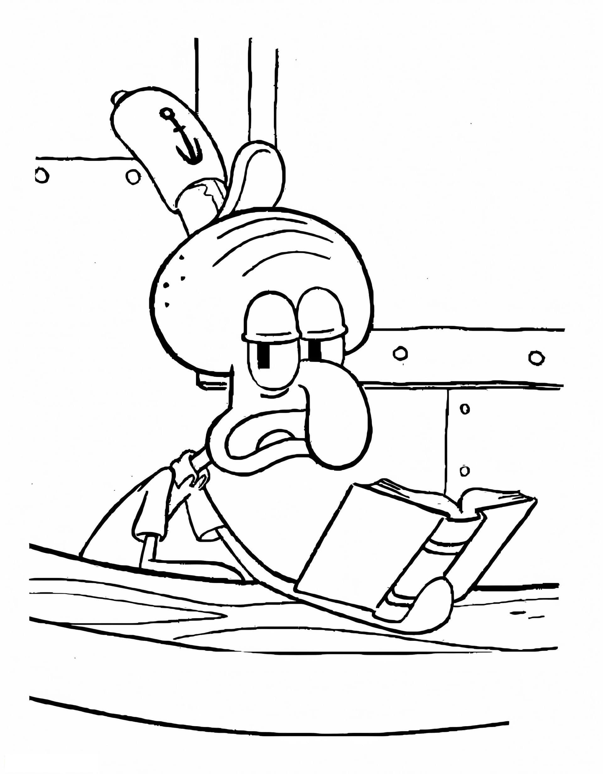 Thaddäus Tentakel liest