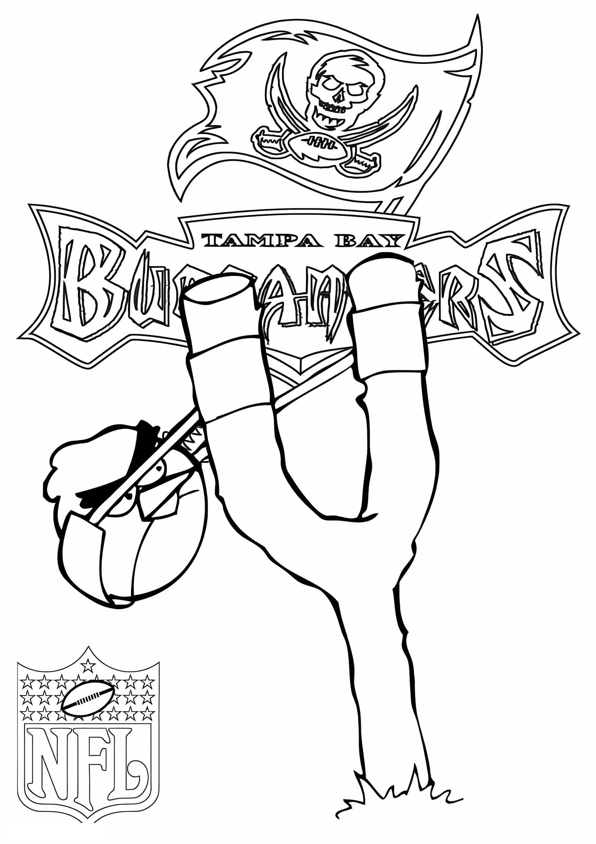 Tampa Bay Buccaneers With Angry Birds