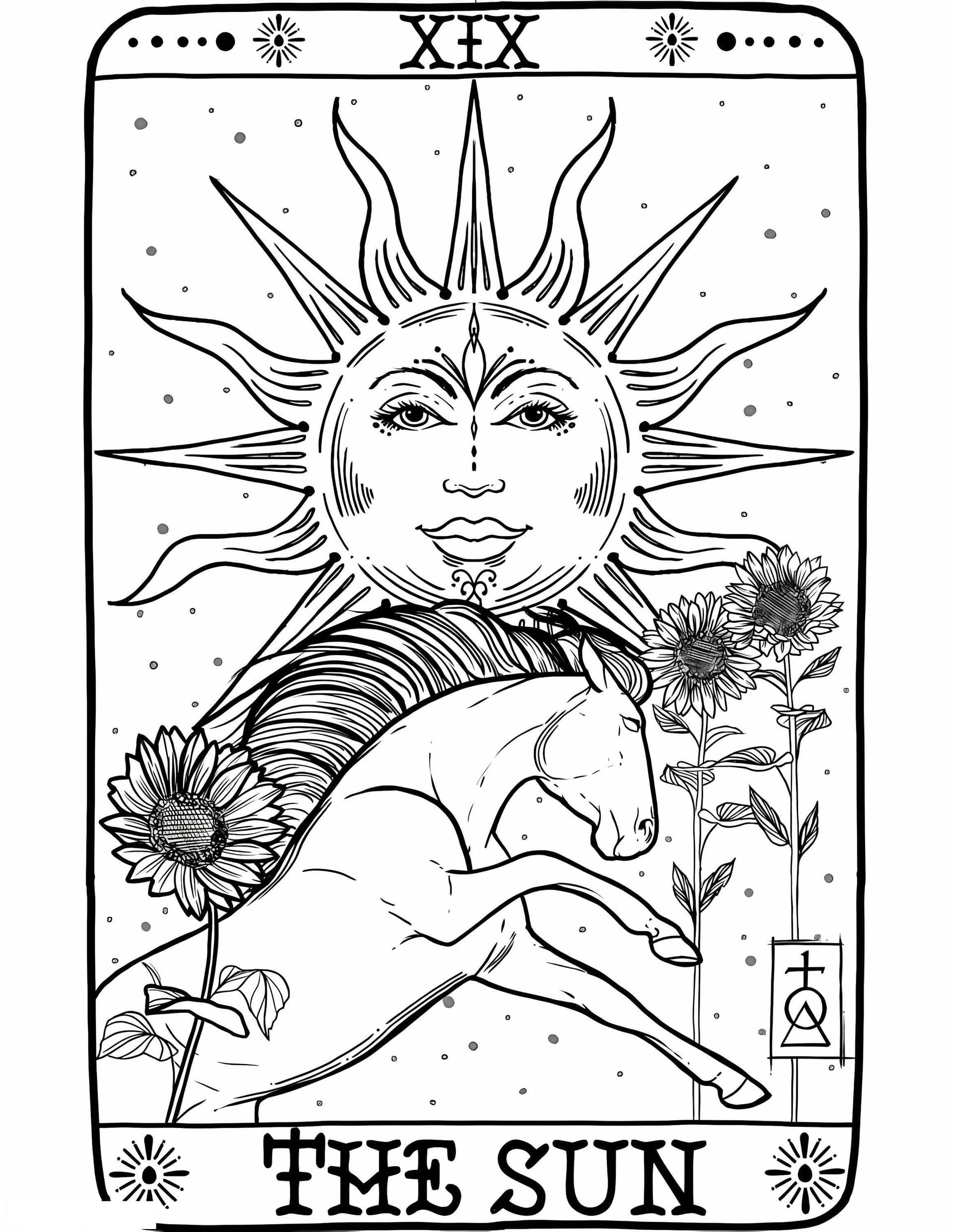The Sun Tarot Card