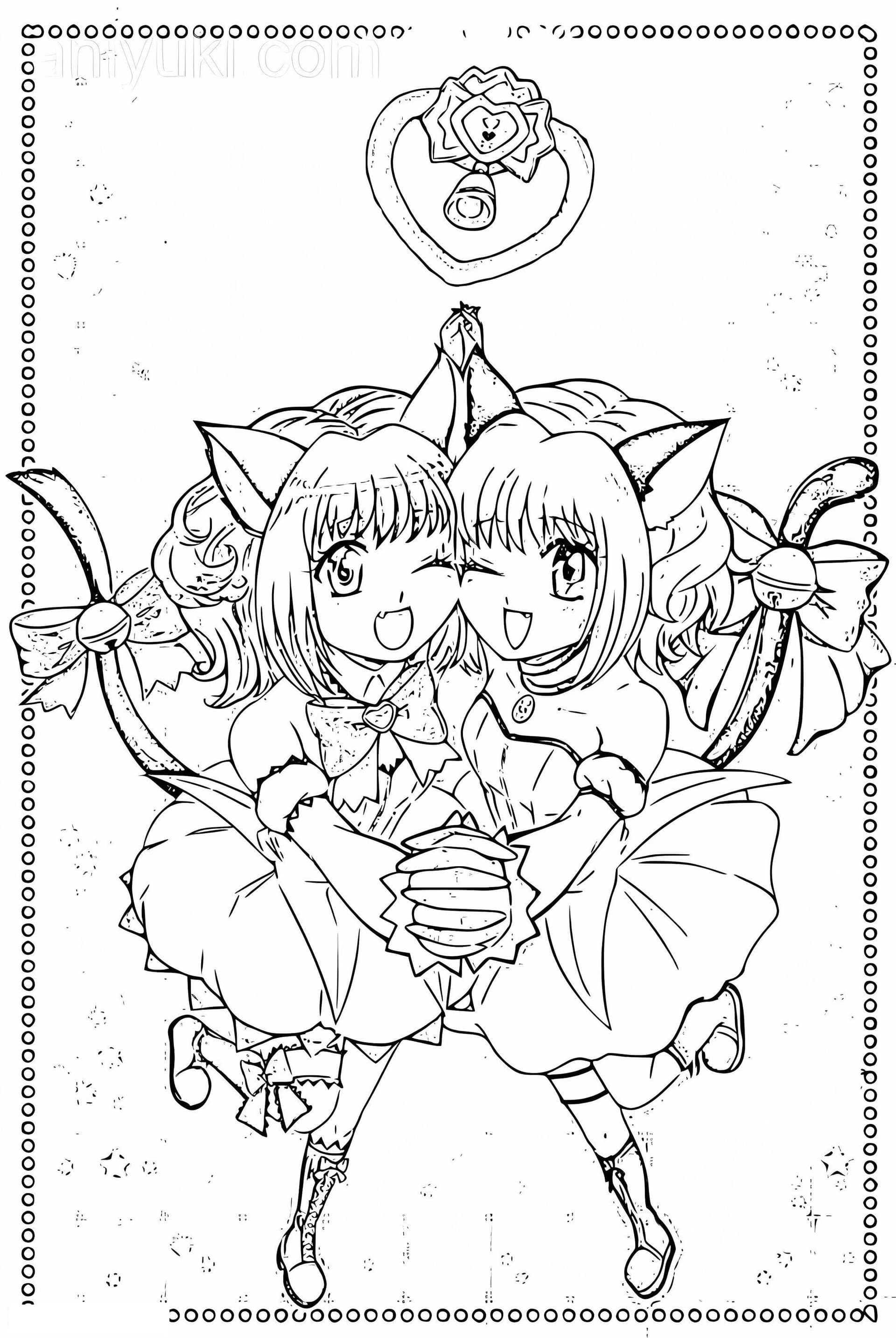 Tokyo Mew Mew To Color