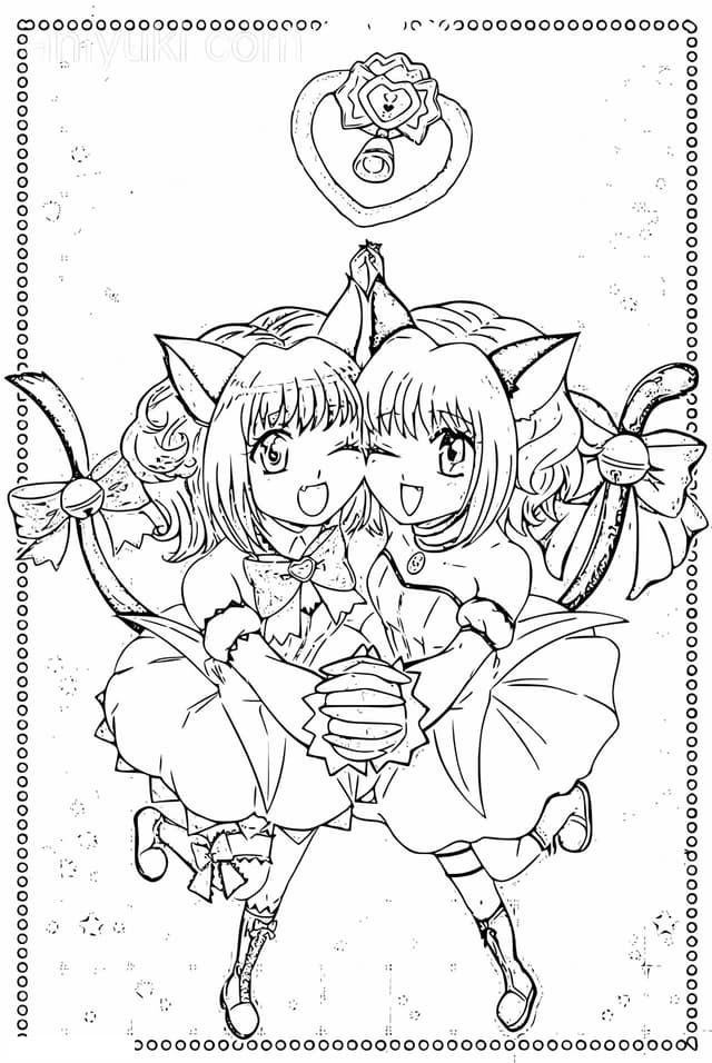 Tokyo Mew Mew To Color