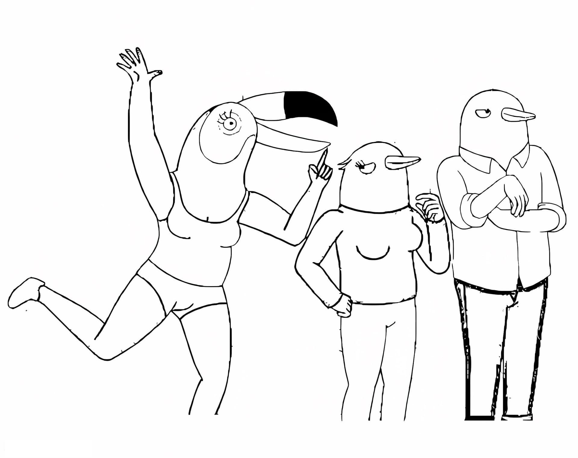 Tuca With Bertie And Speckle