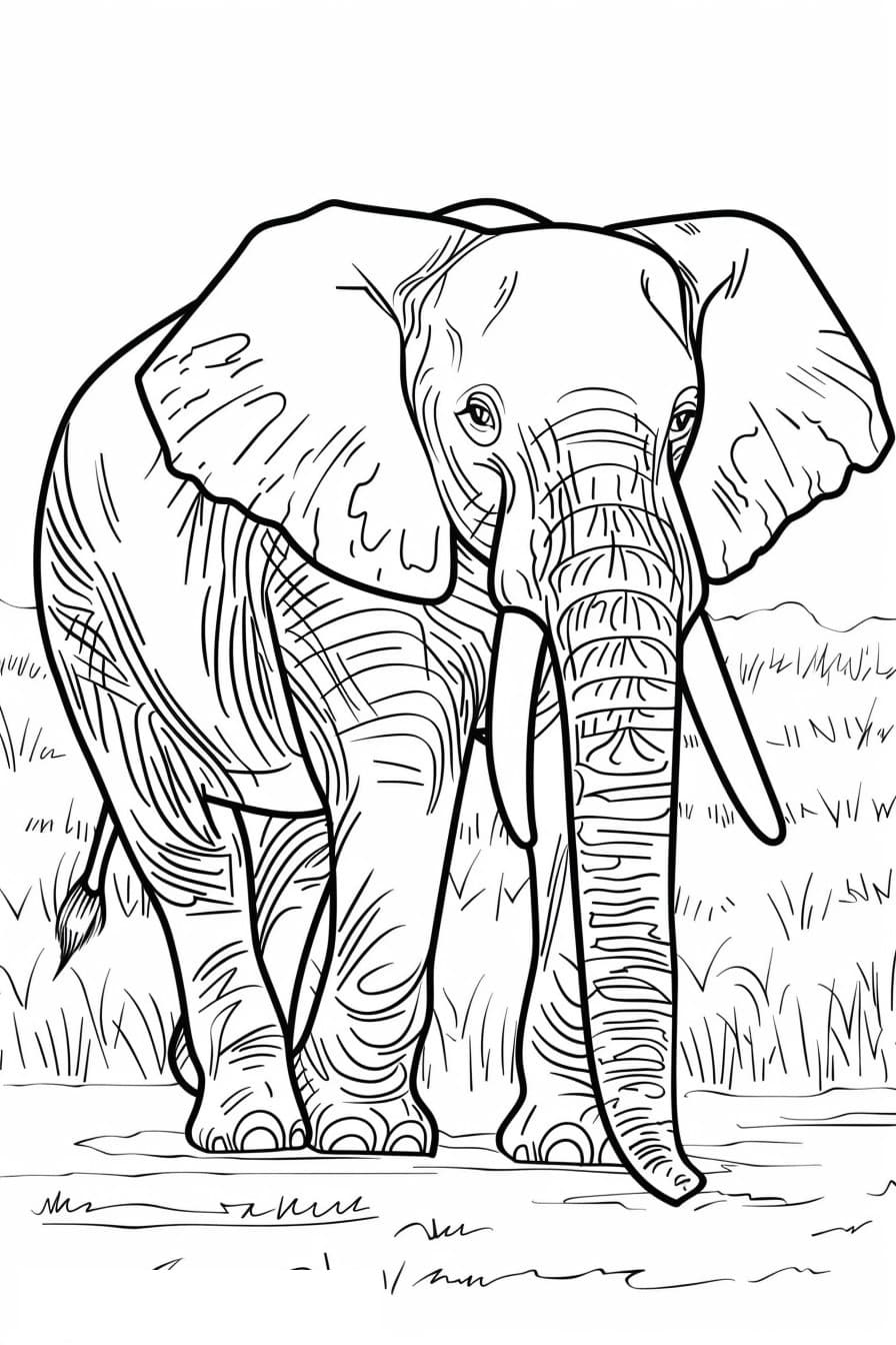 African Bush Elephant cute 2