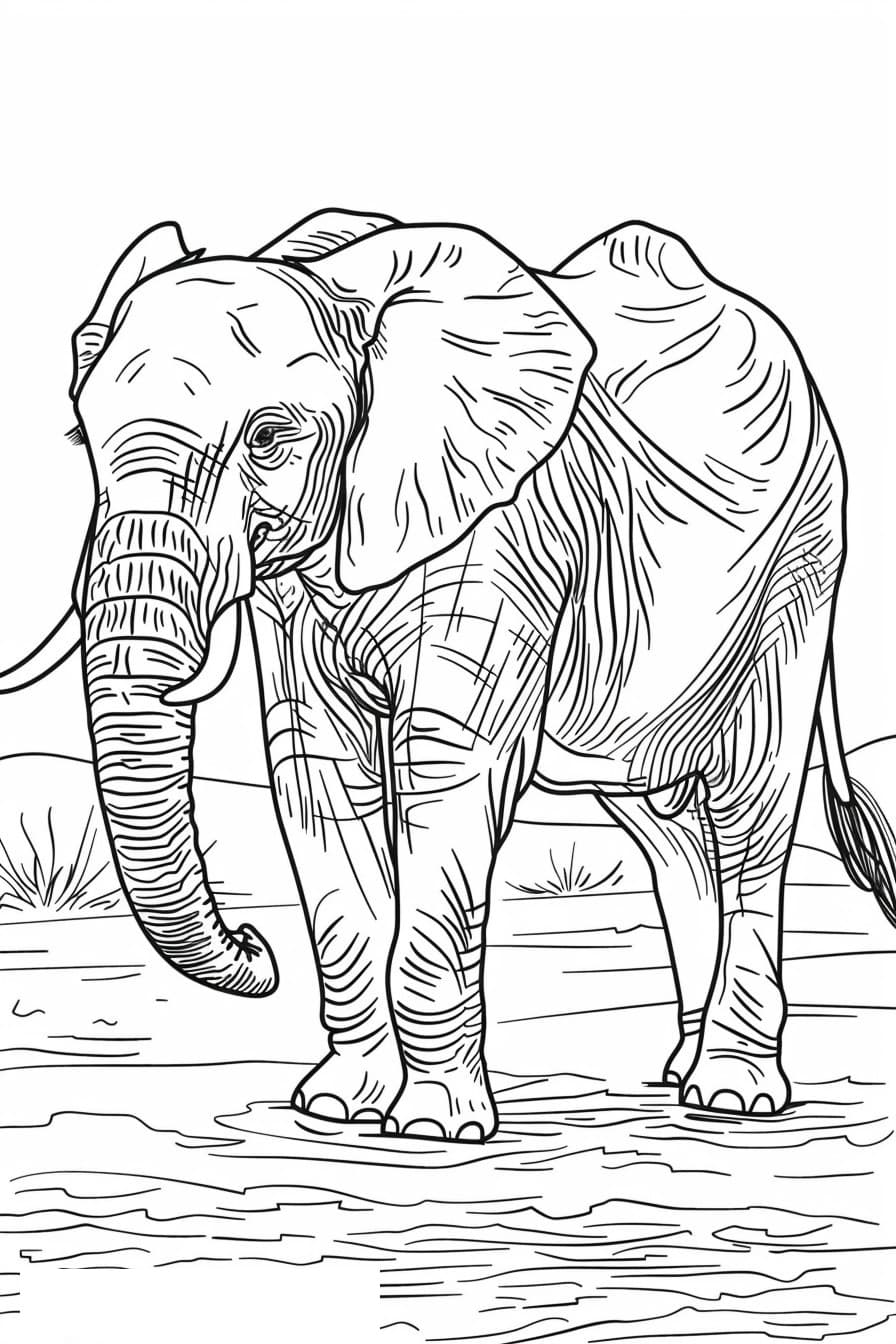 African Bush Elephant cute 3