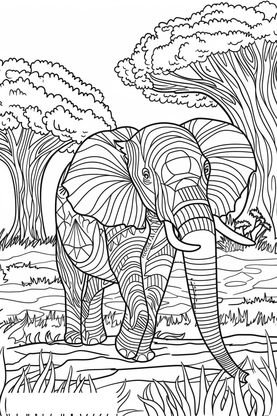 African Bush Elephant happy 3