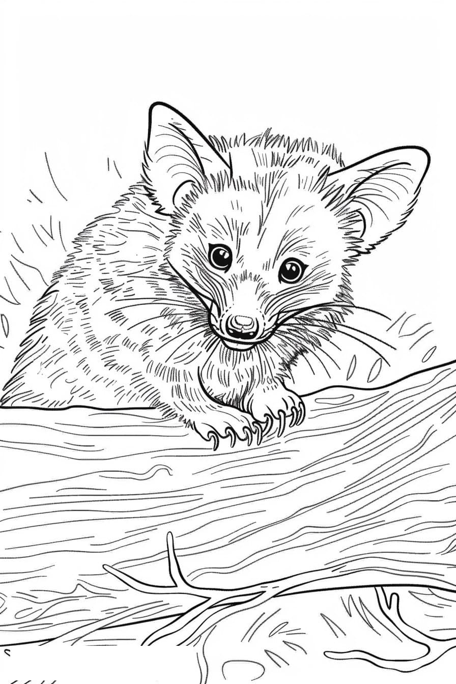 African Civet baby 2