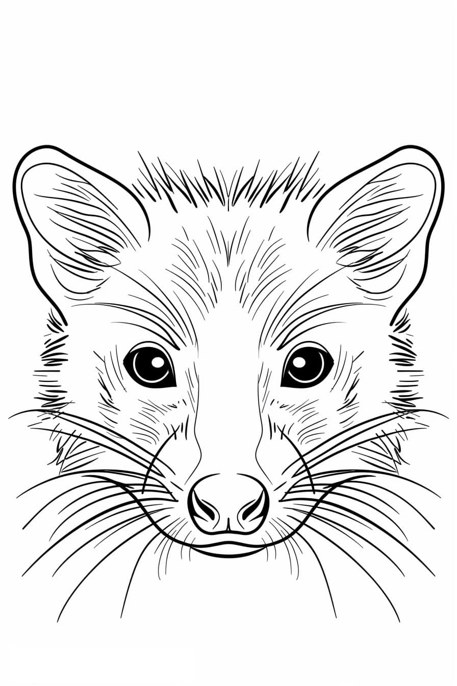 African Civet face 0