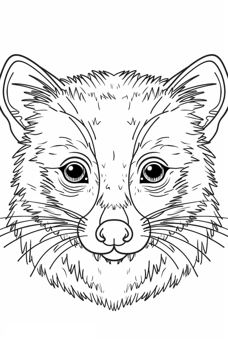 African Civet face 2