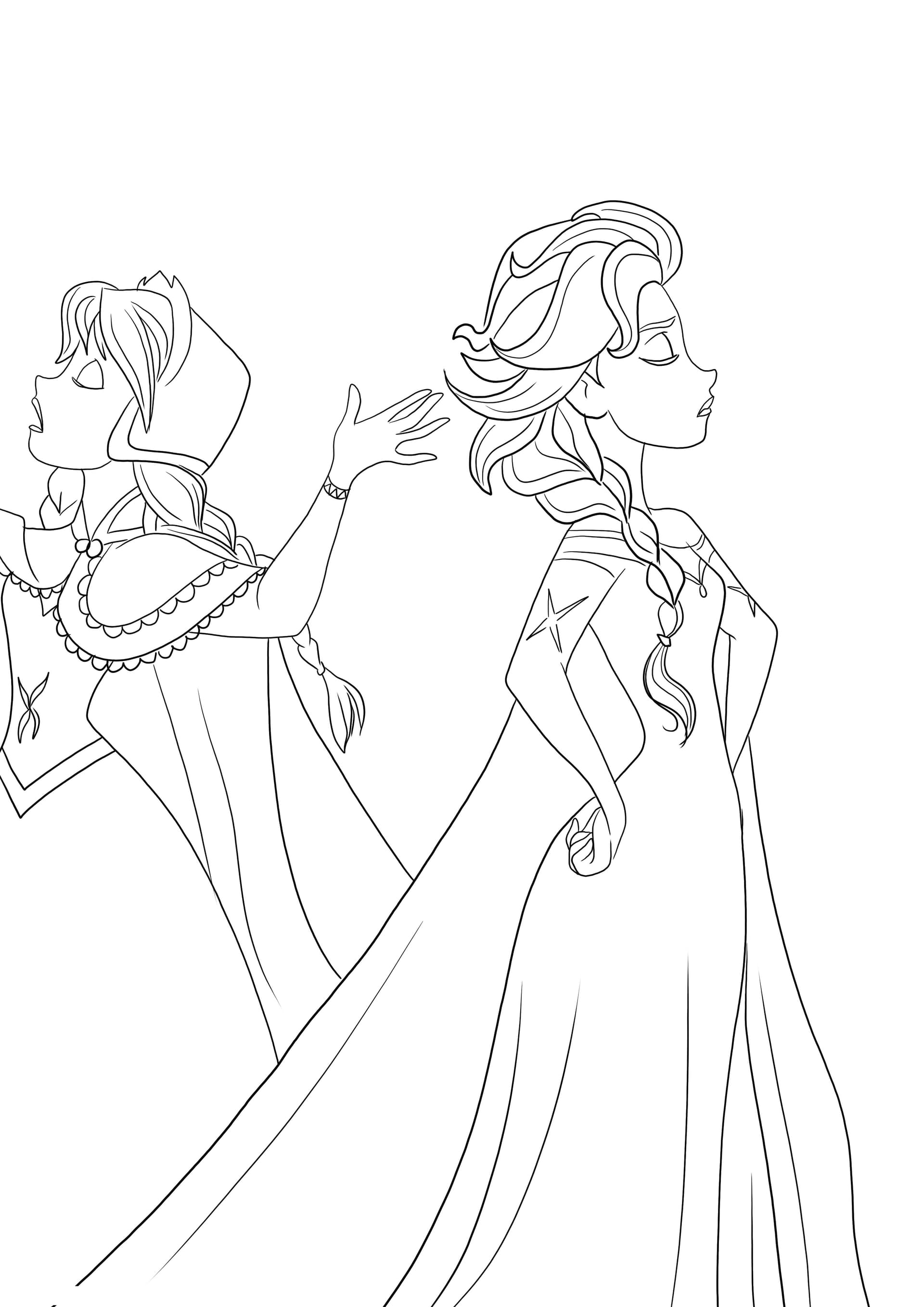 Anna und Elsa streiten sich