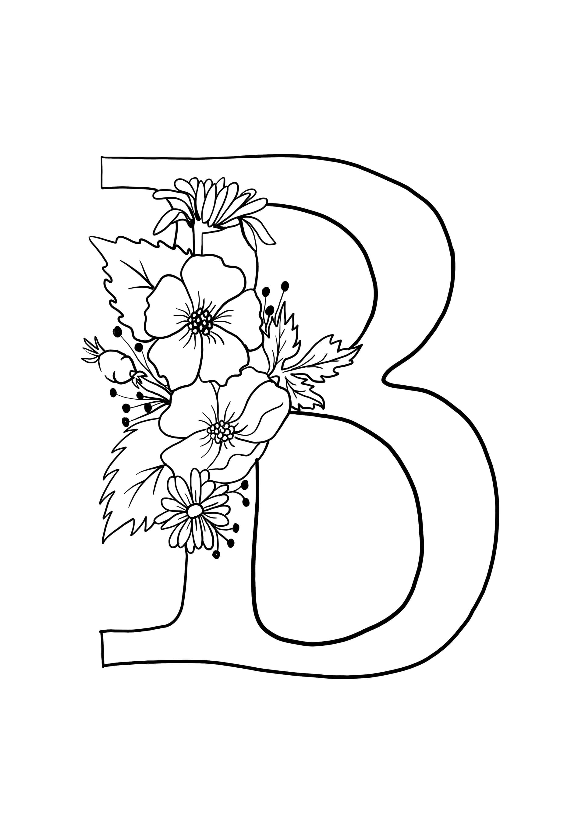 B floral