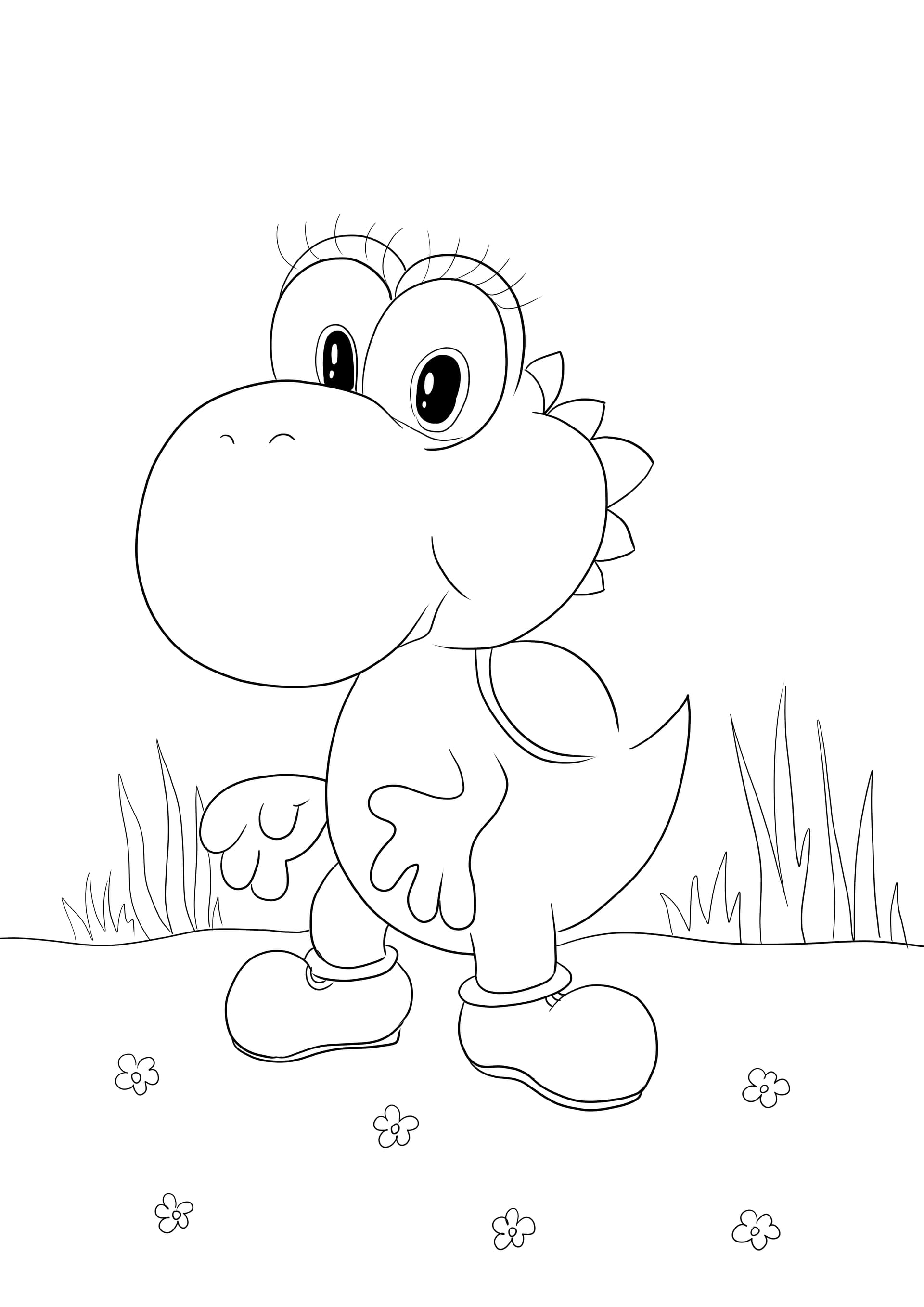 Baby Yoshi from Super Mario