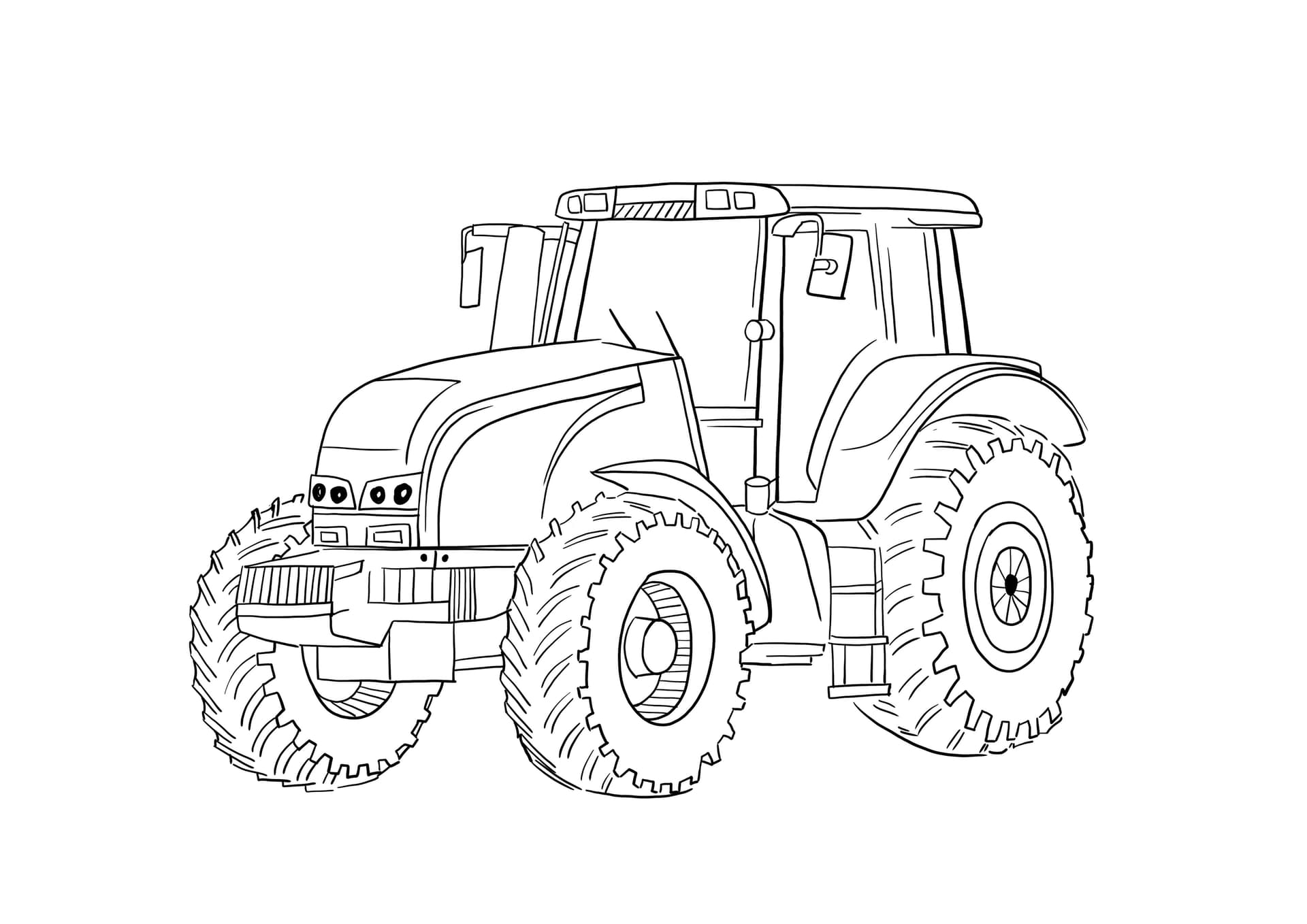 Big tractor