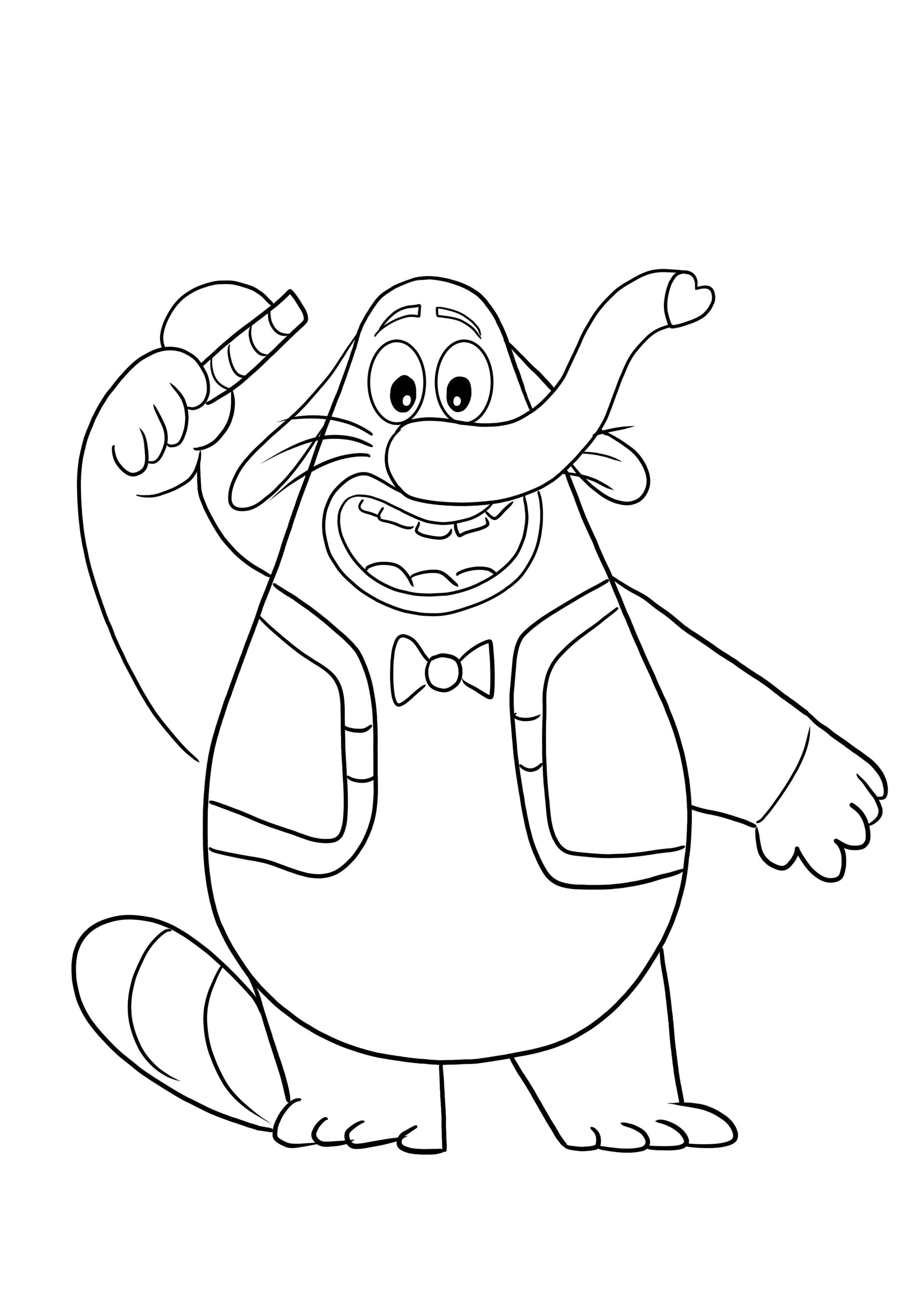 Bing Bong saying hello