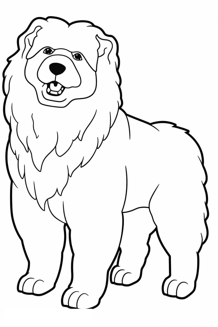 Bolognese Dog cartoon 1