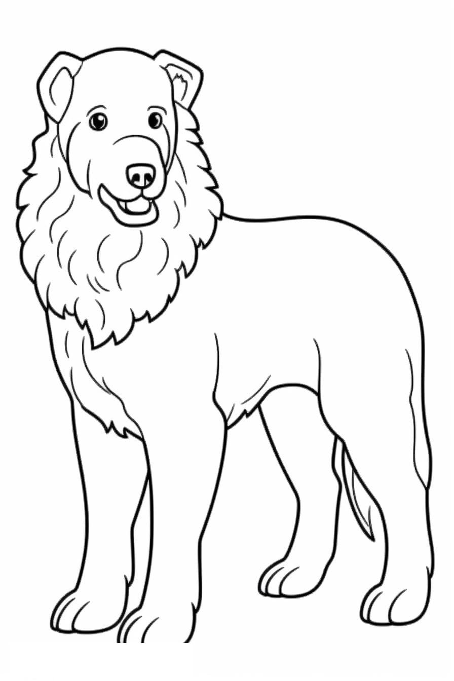 Болоньезская собака играет 3