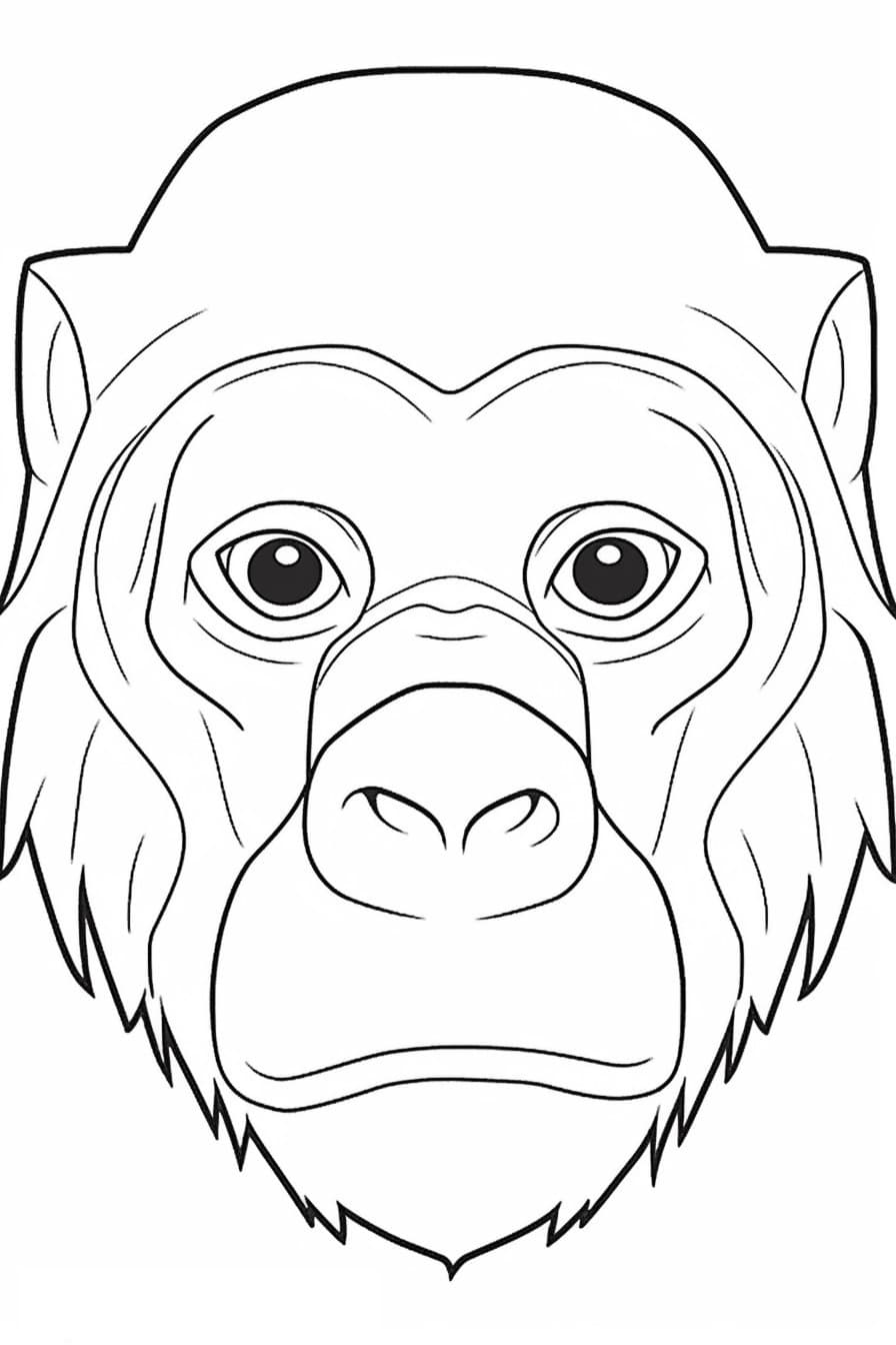 Bonobo face 1