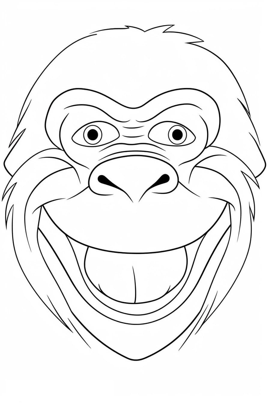 Bonobo smile emoji 1