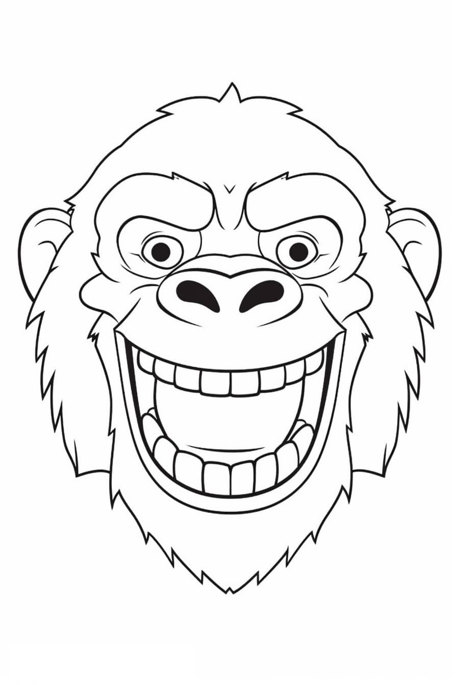 Bonobo smile emoji 3