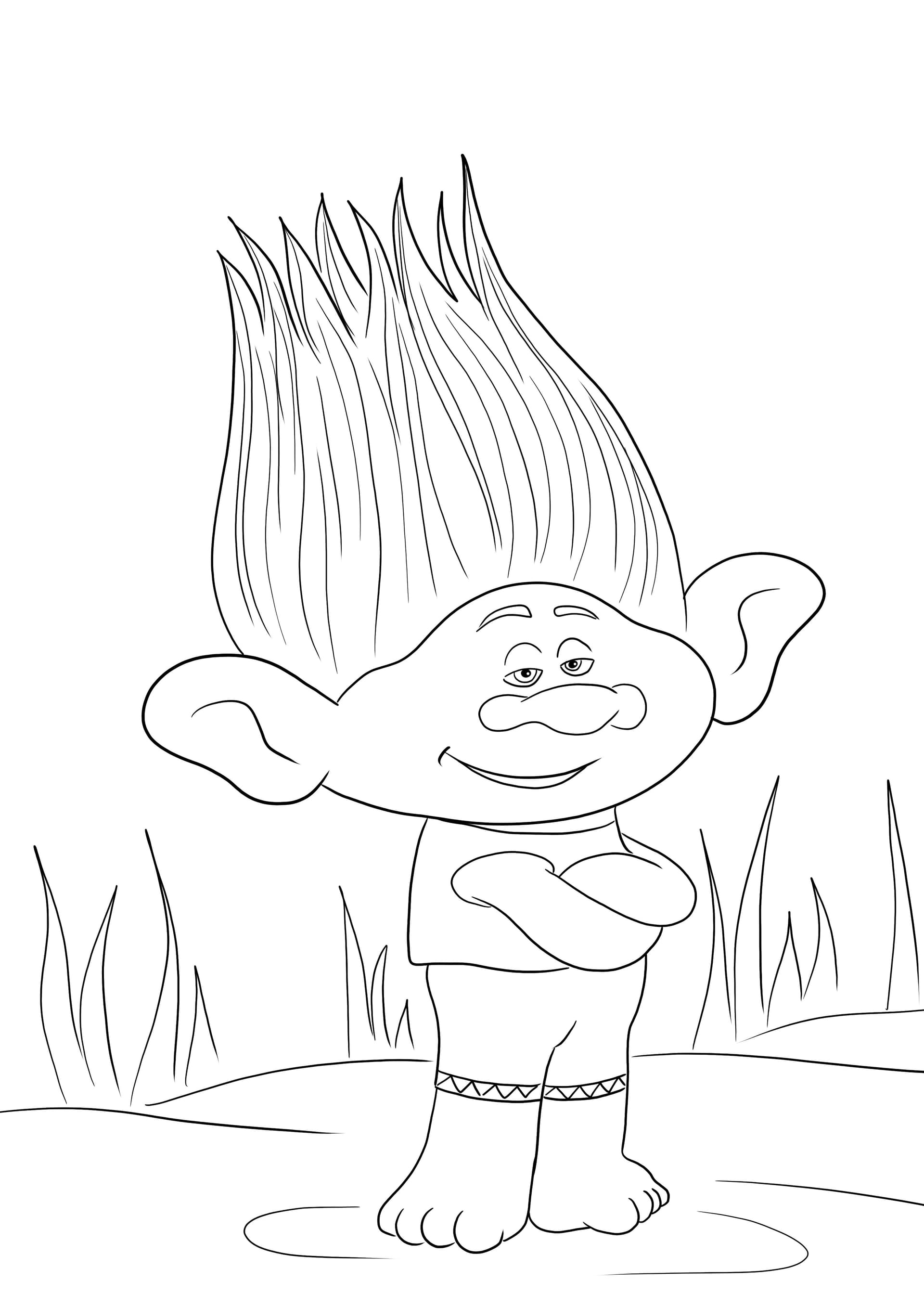 Branch from Trolls movie