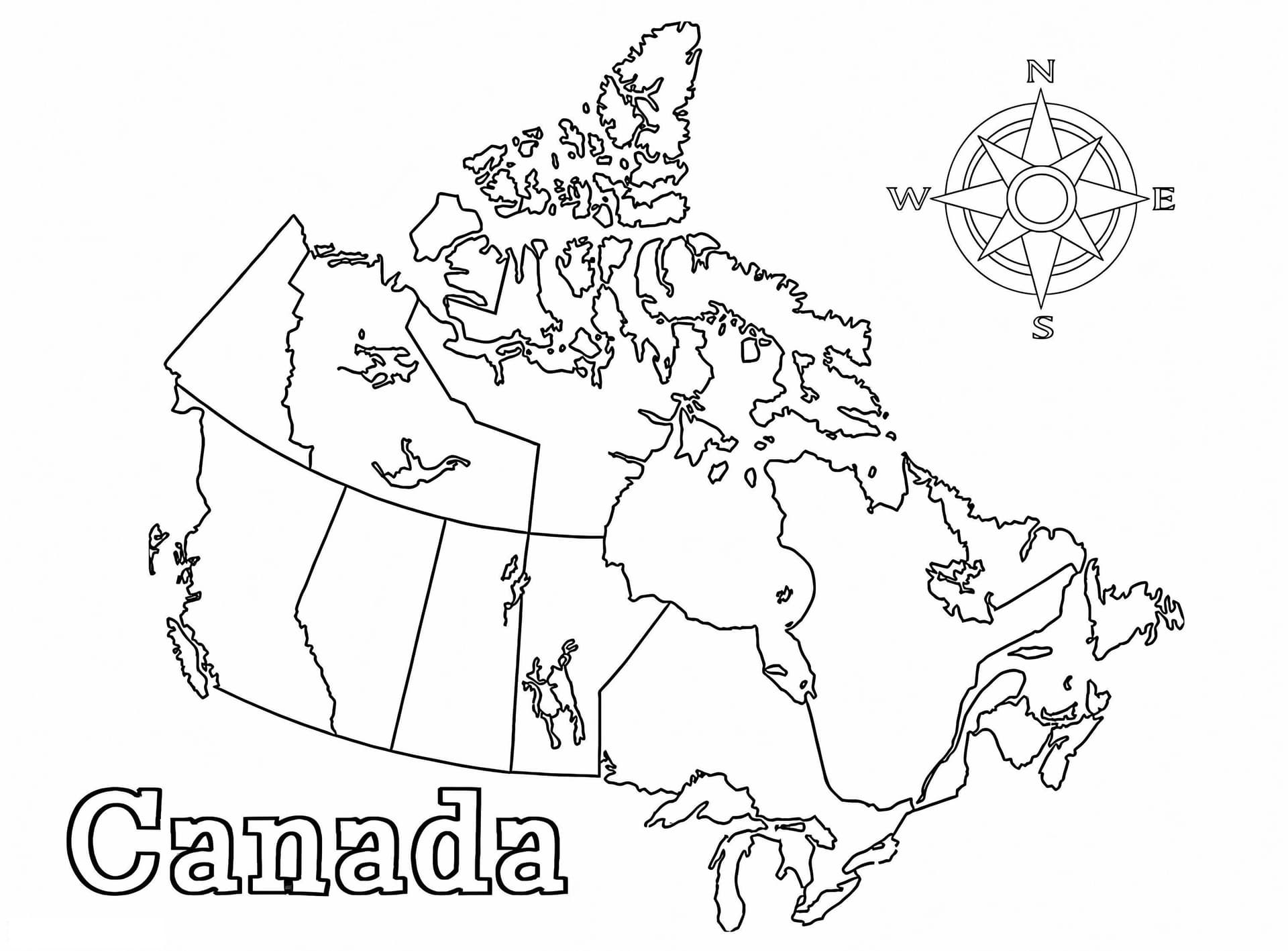 Map Of Canada 1