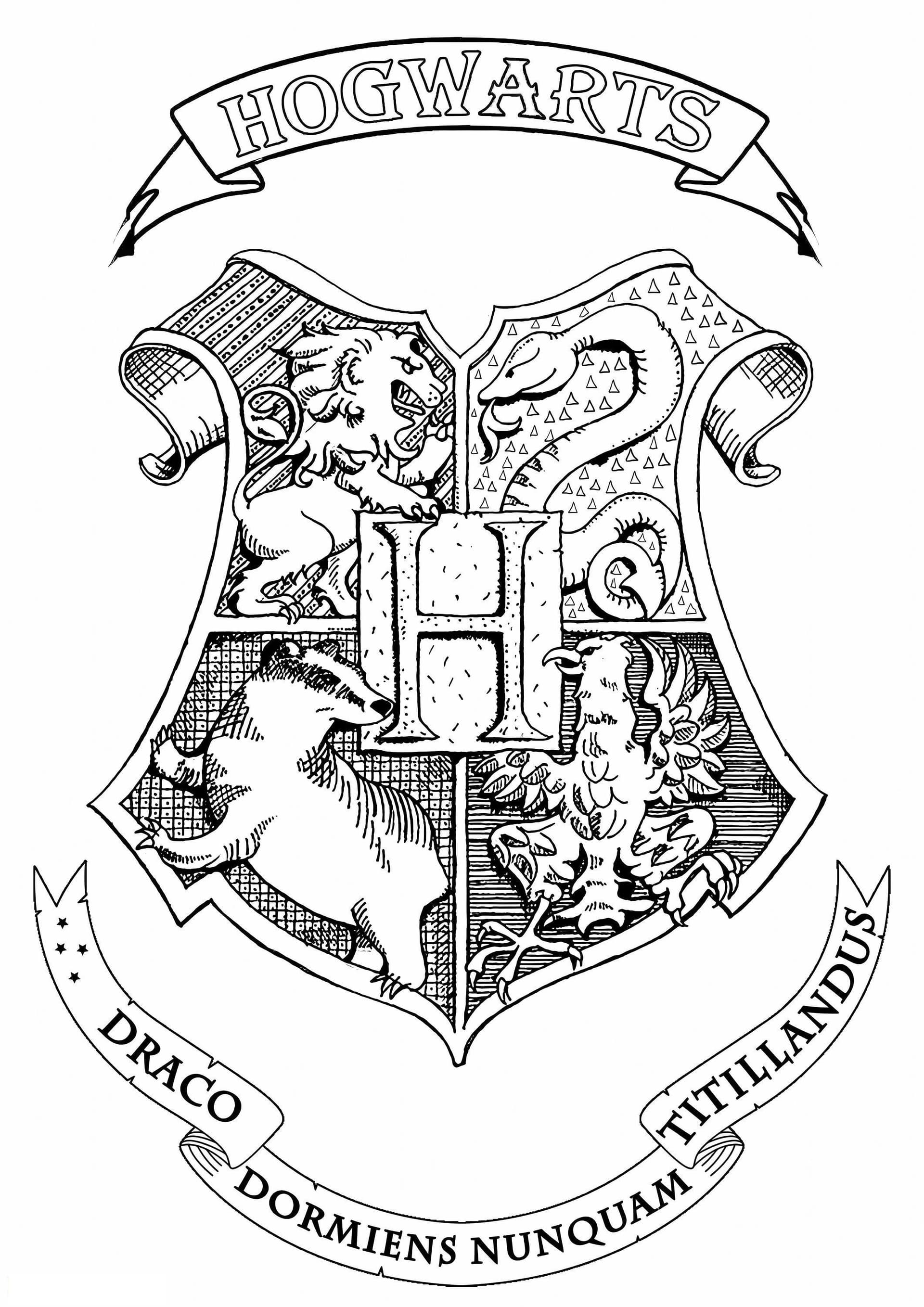 Harry Potter Hogwarts Crest