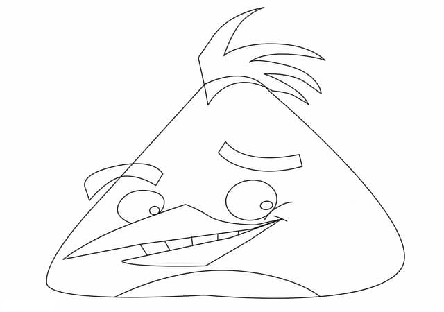 Funny Yellow Bird From Angry Birds