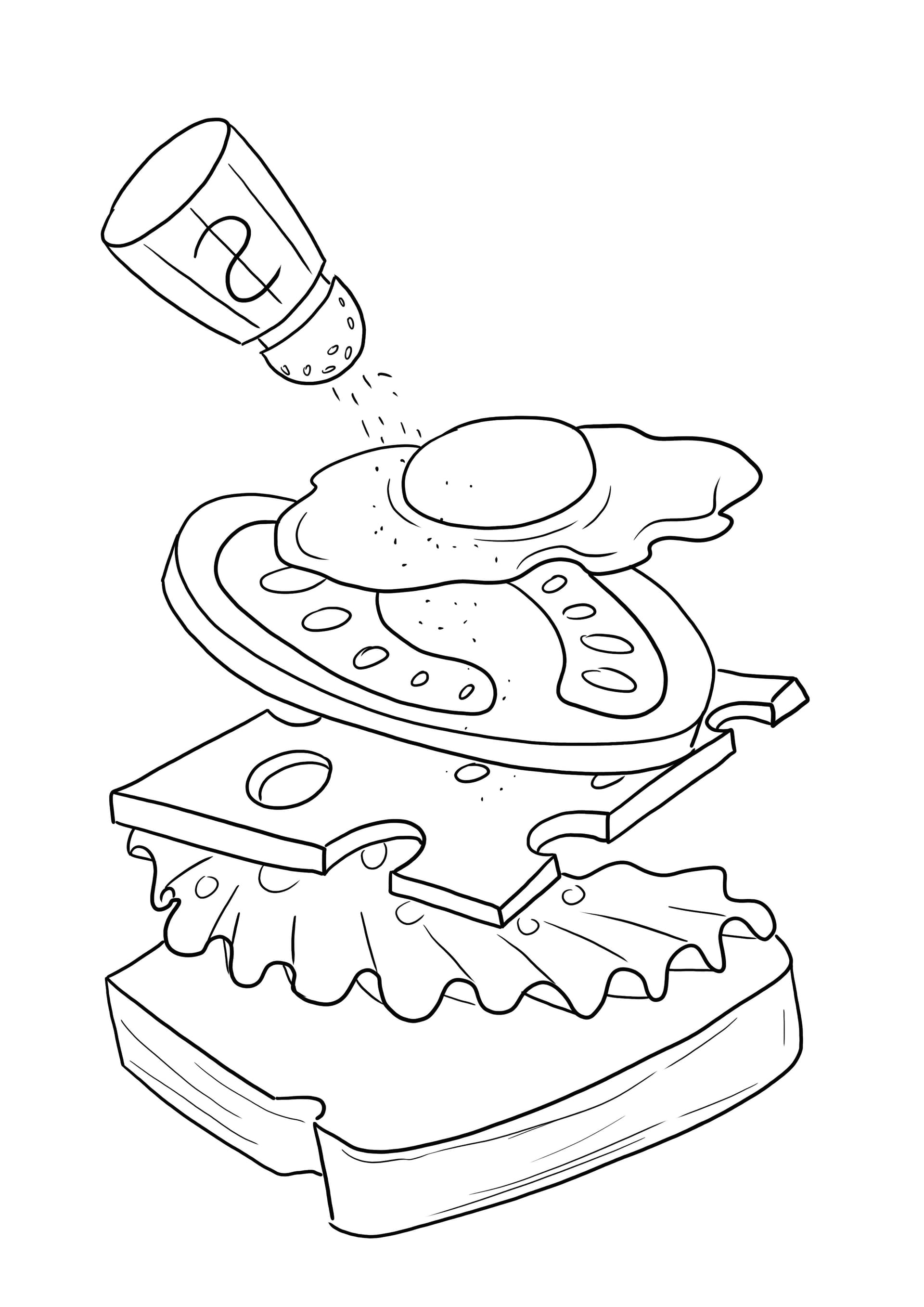 Egg and cheese sandwich