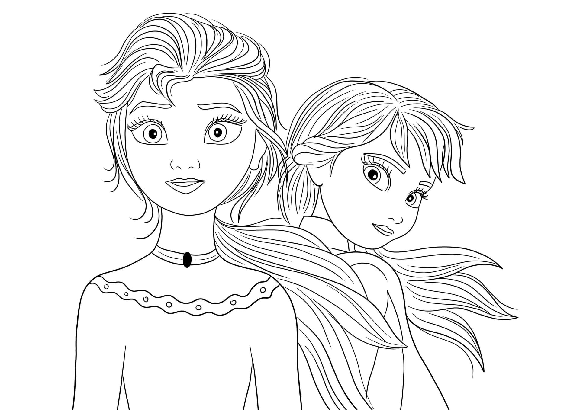 Elsa and Ana