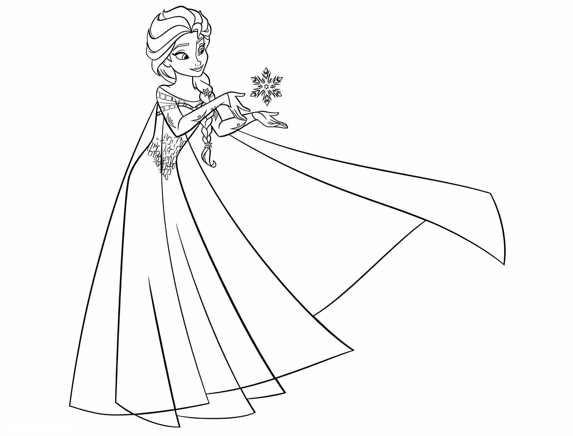 Elsa With Snowflake