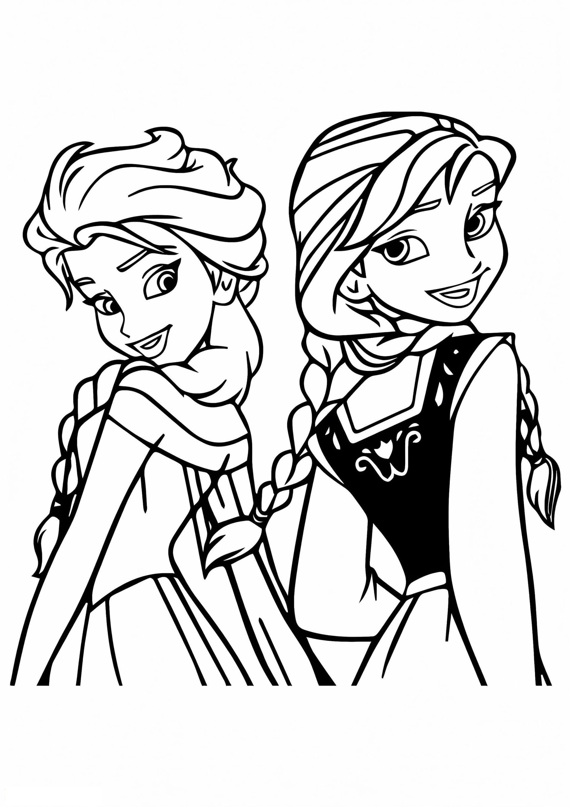 Elsa And Anna Happy