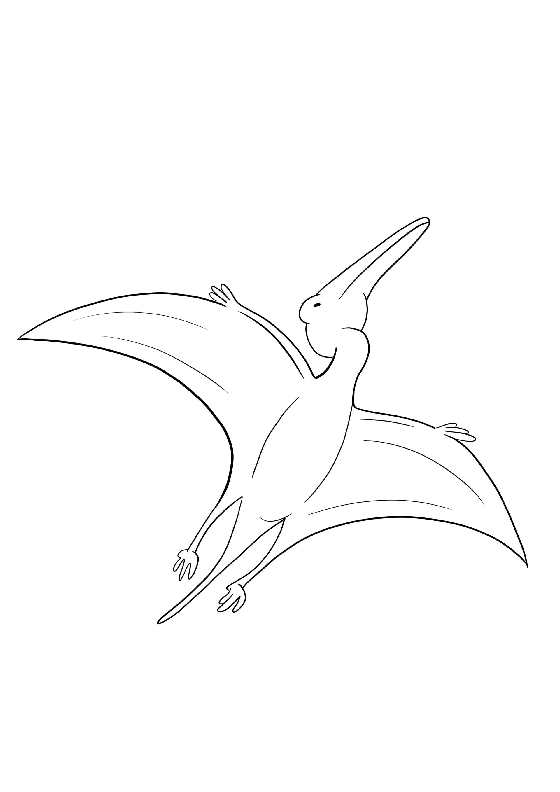 Flying pterodactyl