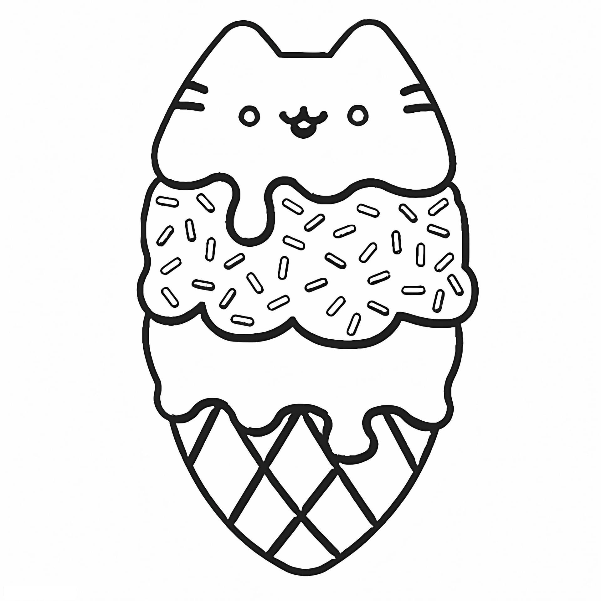 Glace Pusheen Kawaii