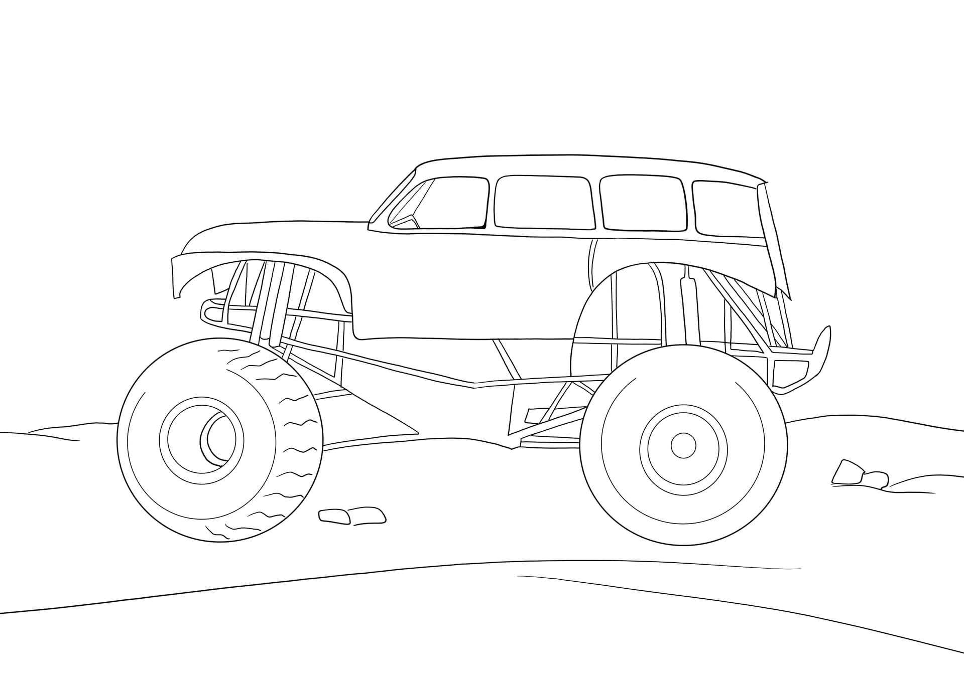 Grave digger monster truck