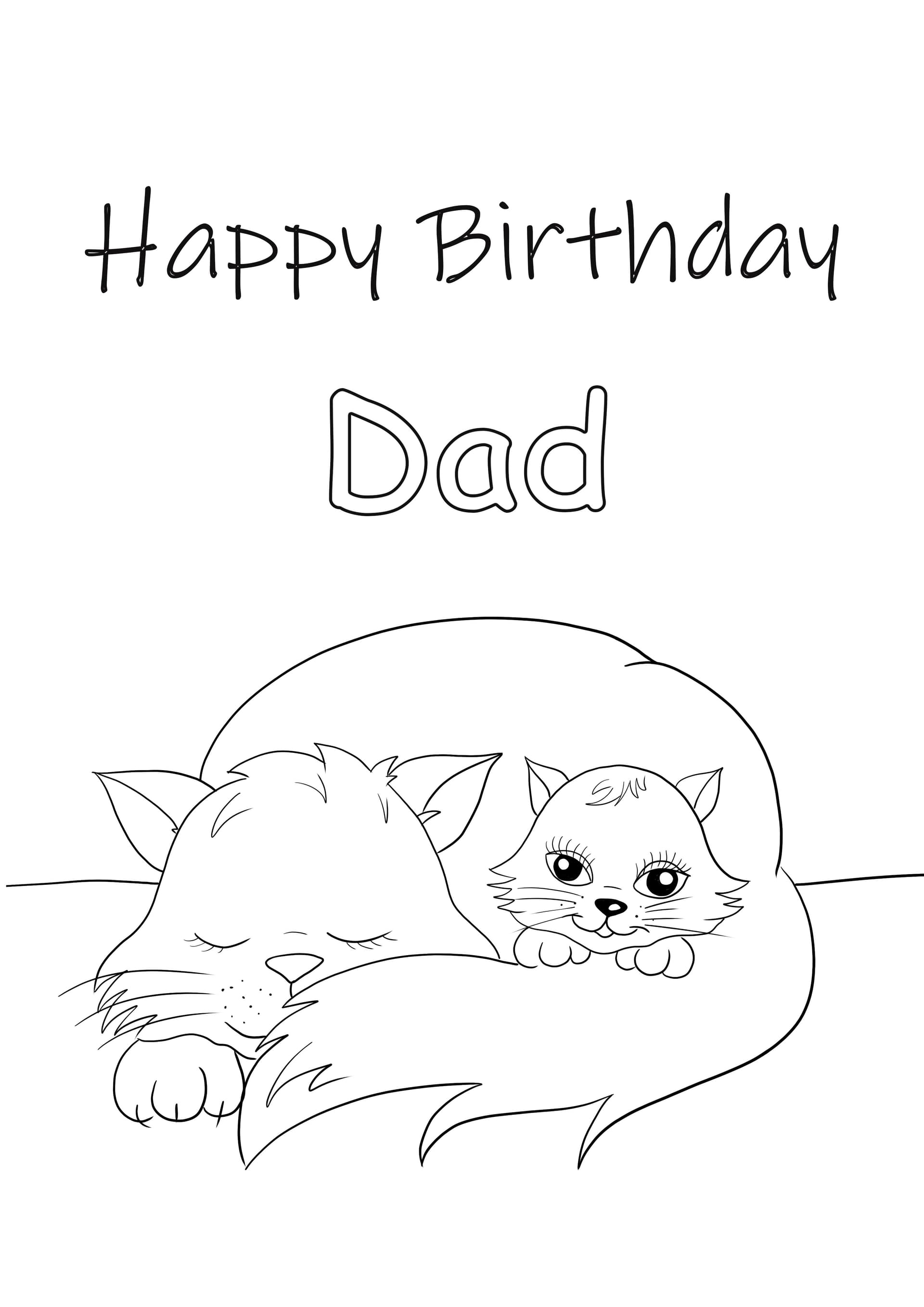 H B-day Dad card