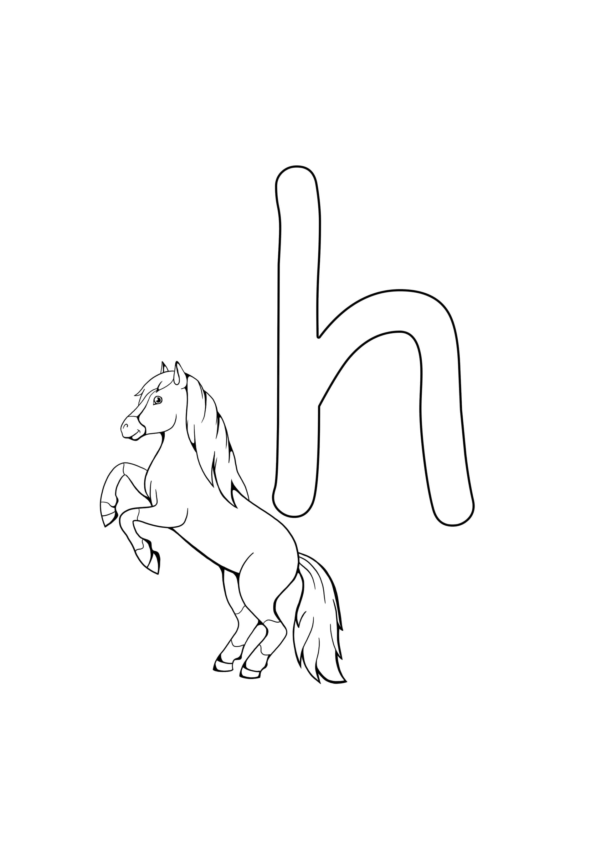 h is for horse