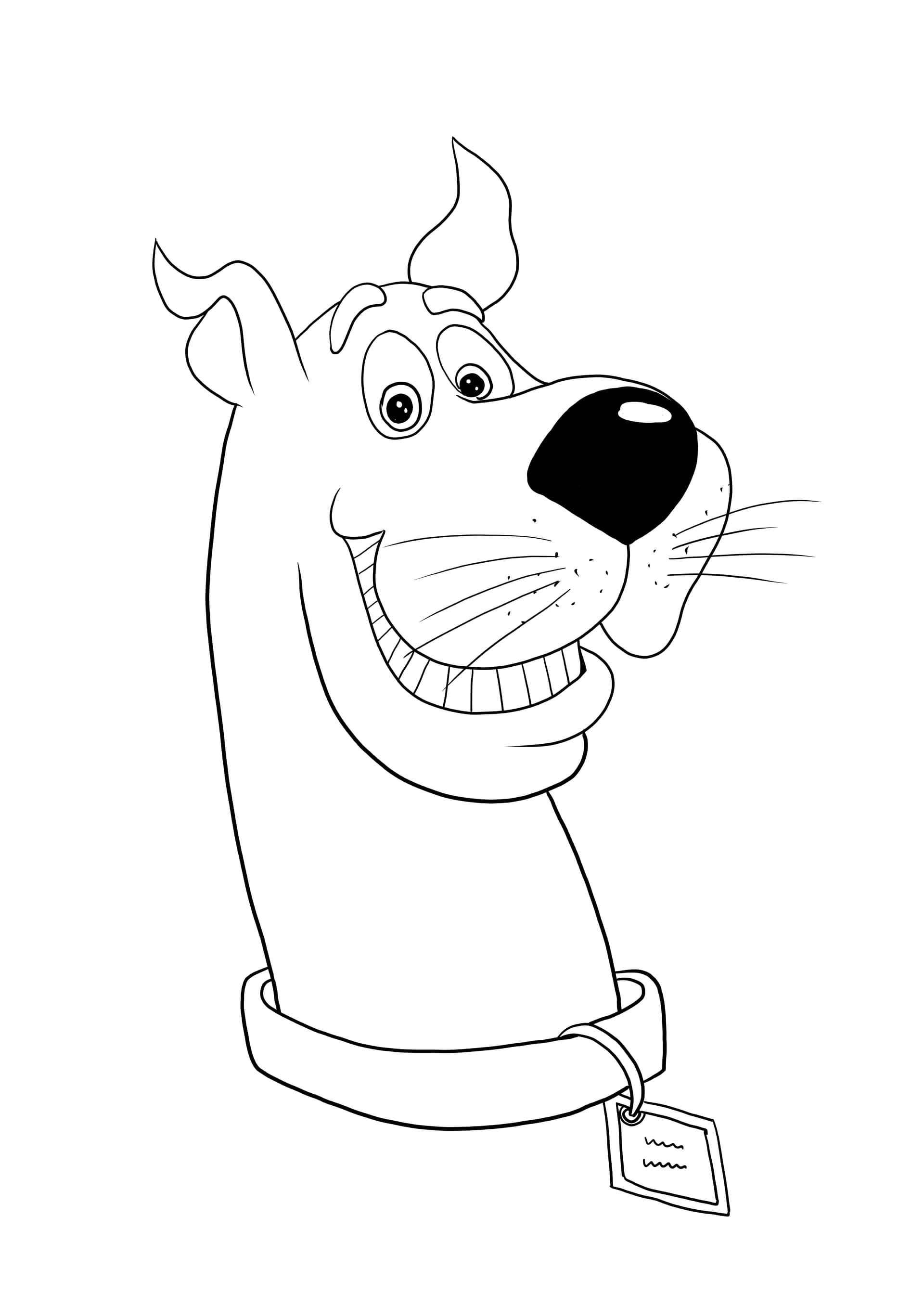 Happy face Scooby Doo