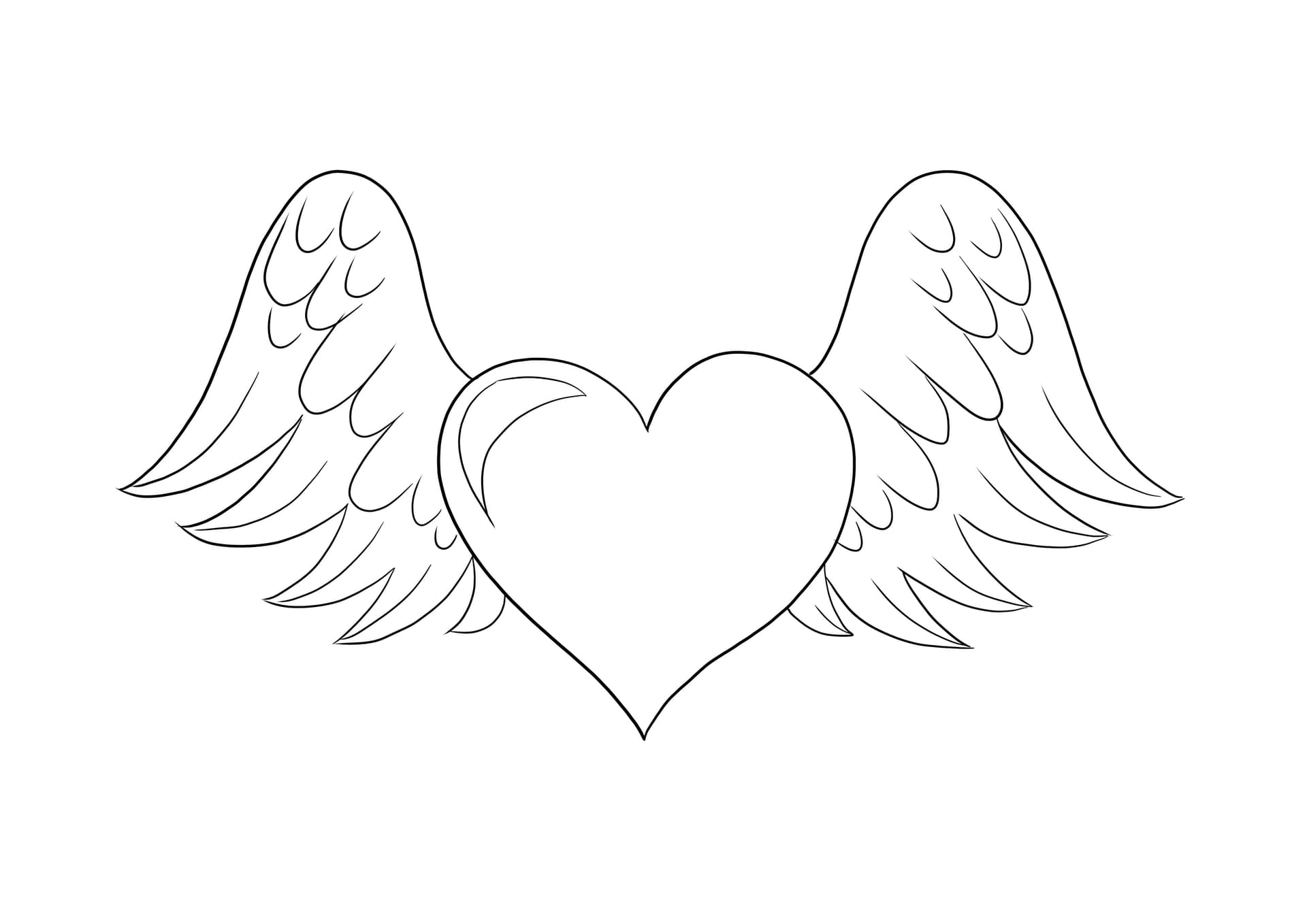 Heart with wings