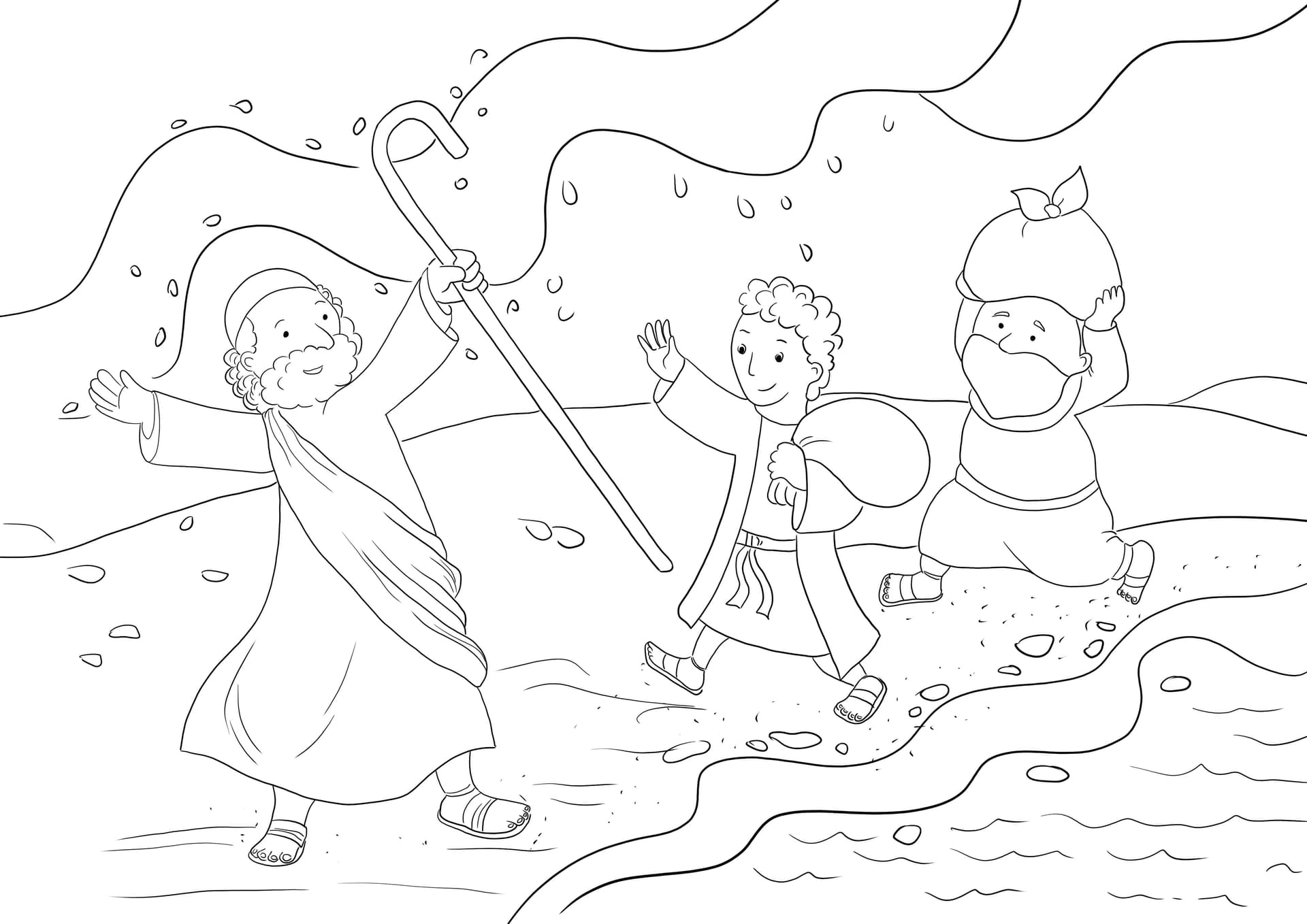 Israelites Cross the Red Sea