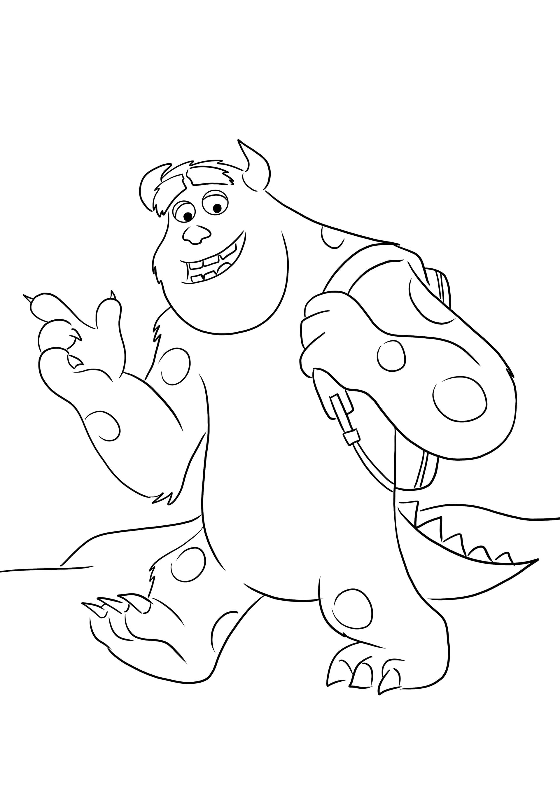 James P Sullivan ready for adventure