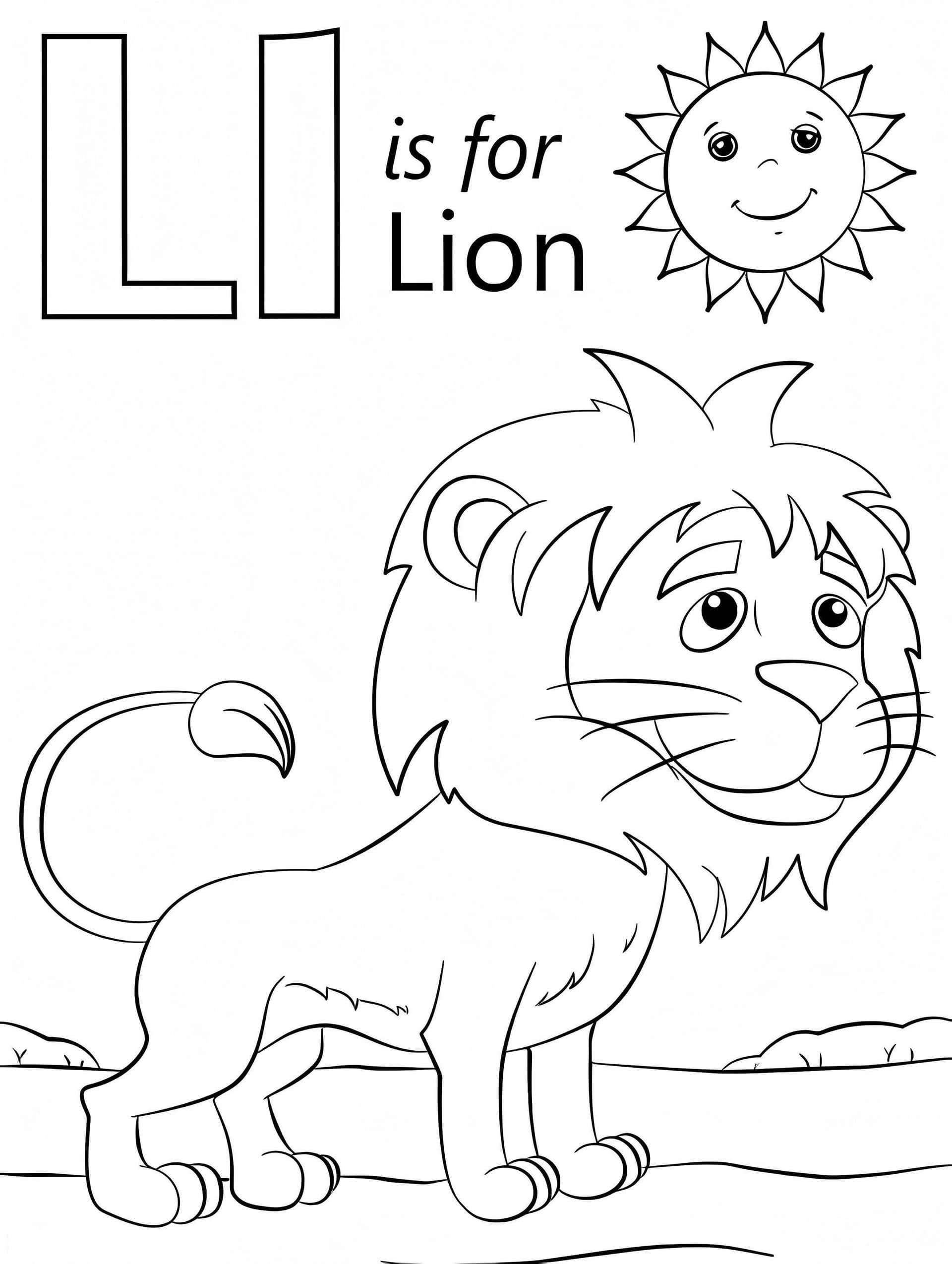 Leon Letra L With Sol